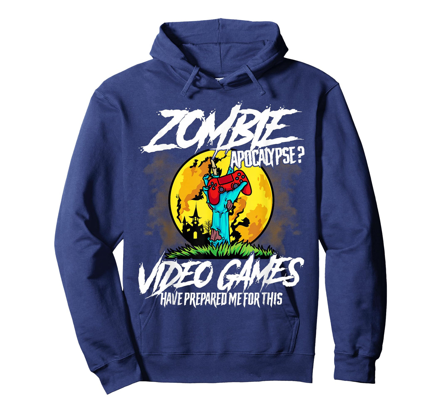 Zombie Apocalypse Gamer Funny Halloween Video Games Lover T-Shirt