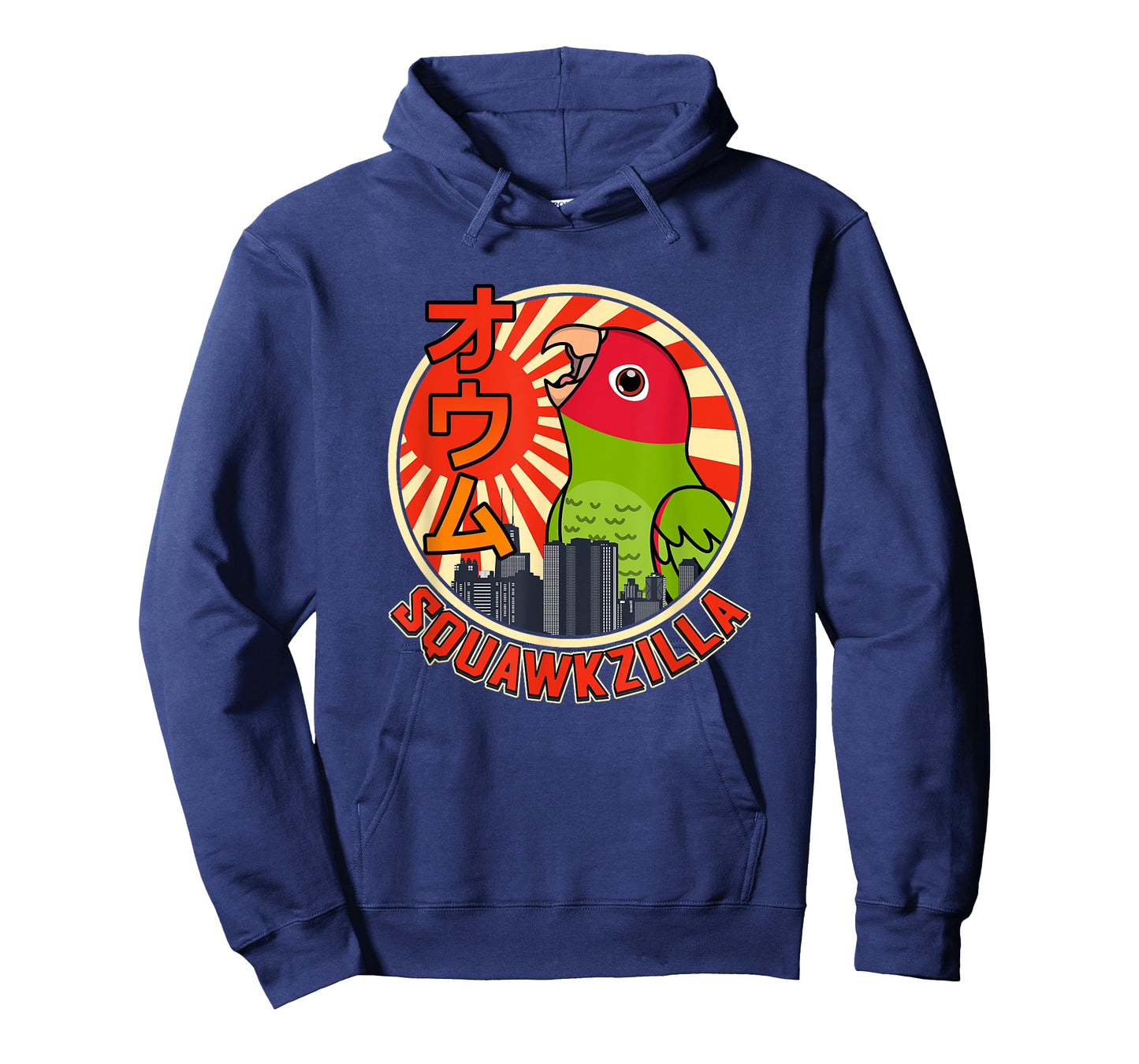 Squawkzilla Parrot I Screaming Cherry-headed Conure T-Shirt