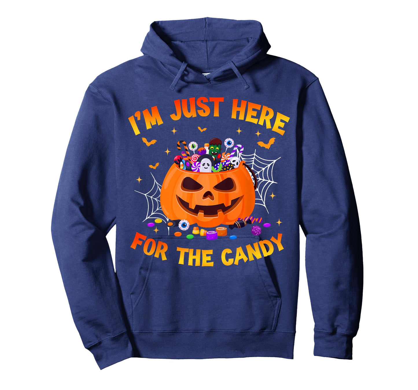 I'm Just Here For The Candy Funny Halloween Trick Or Treat T-Shirt