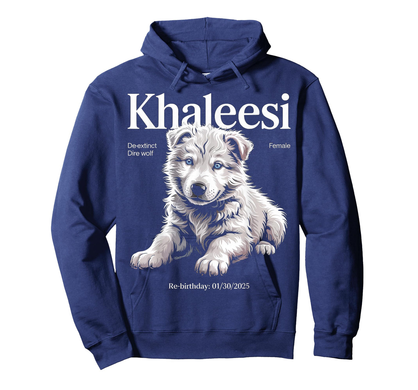 Khaleesi Wolf Dire Wolf White Wolf Animal Dire Wolf T-Shirt