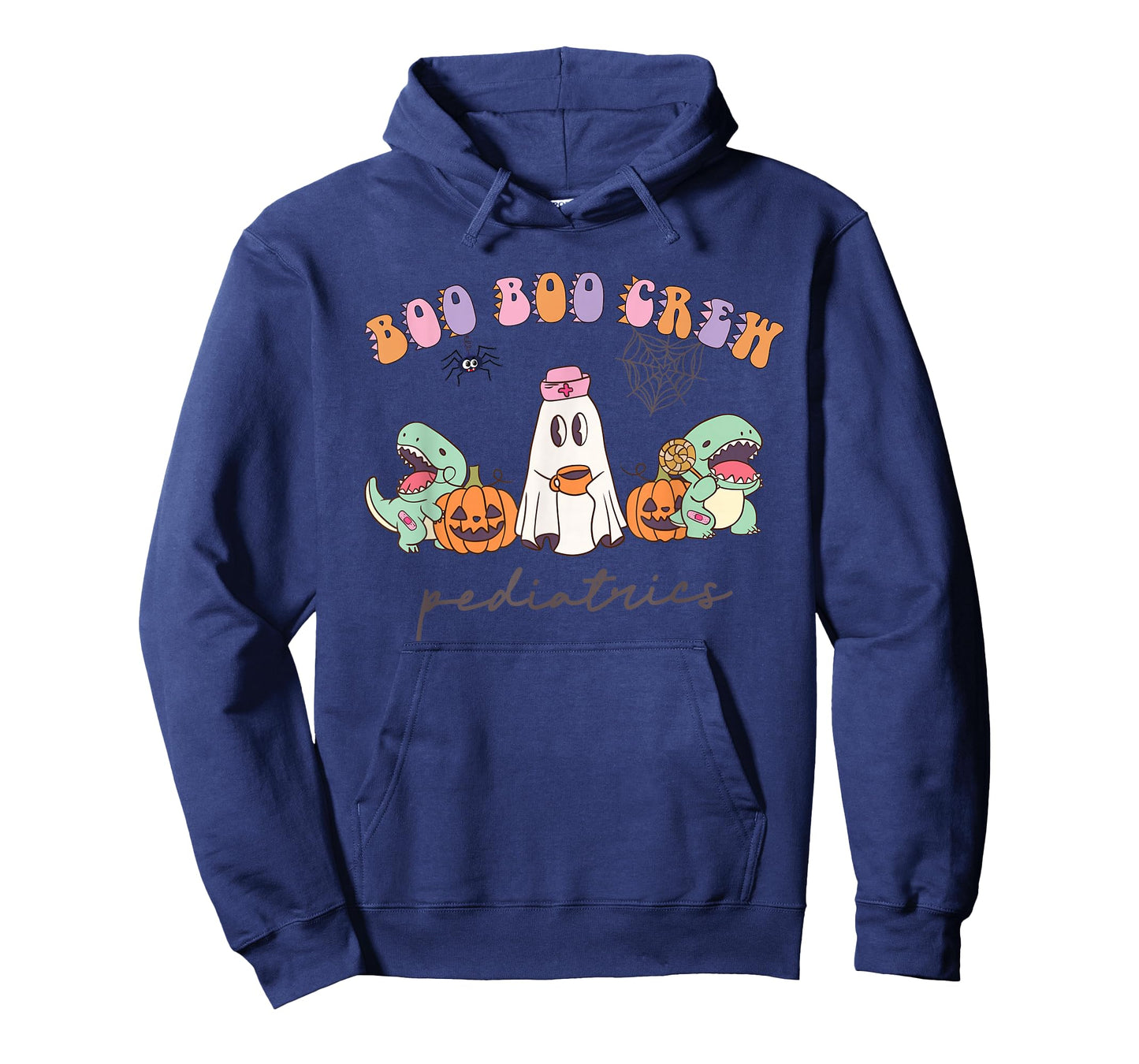Boo Boo Crew Pediatrics Nurse Dinosaur Halloween PEDS Crew T-Shirt