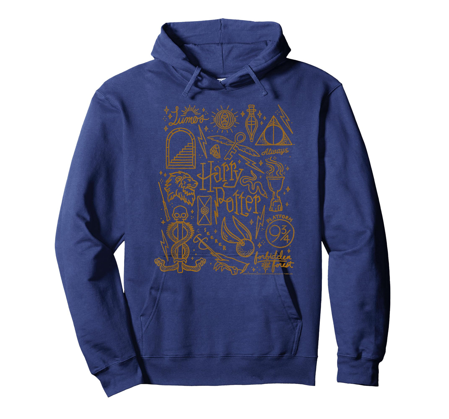 Harry Potter Deathly Hallows 2 Icon Collage Poster T-Shirt
