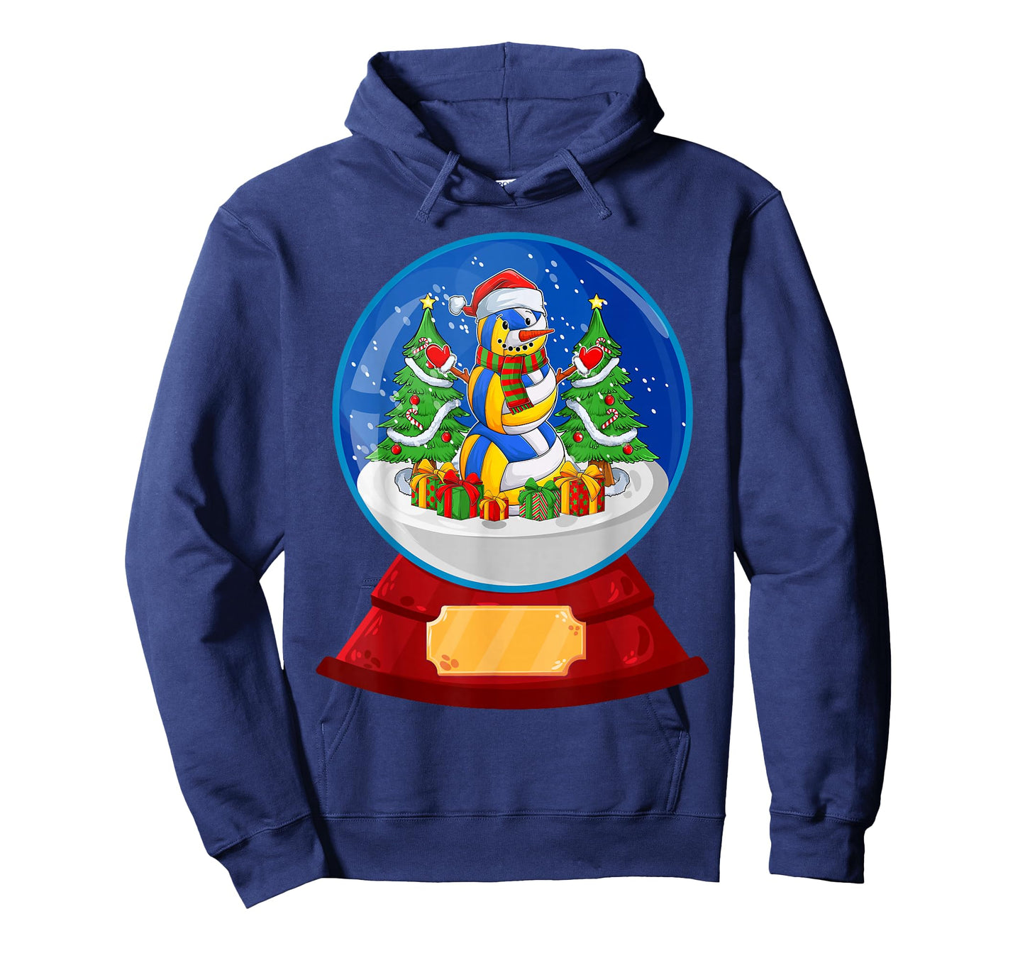 Snowman Volleyball Santa Hat Merry Christmas Pajamas Women T-Shirt