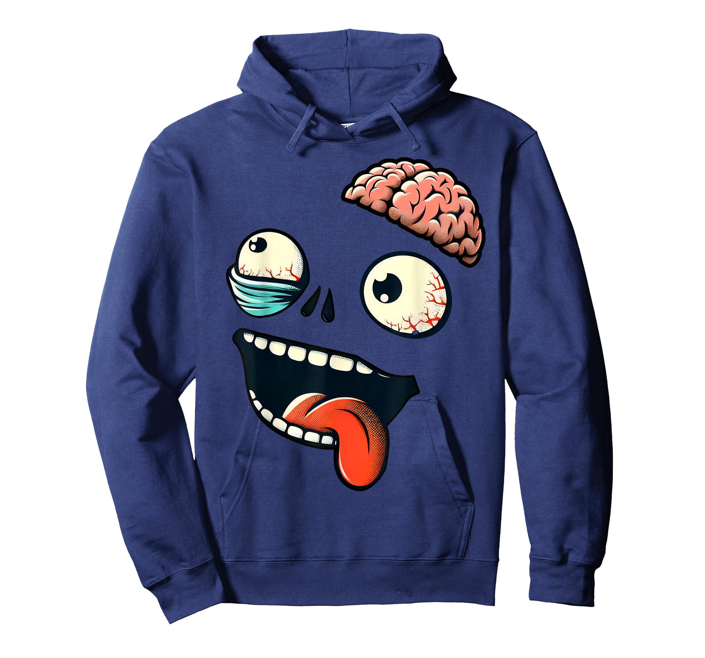 Monster Face Halloween Matching Costume Zombie Boy Girl Kid T-Shirt