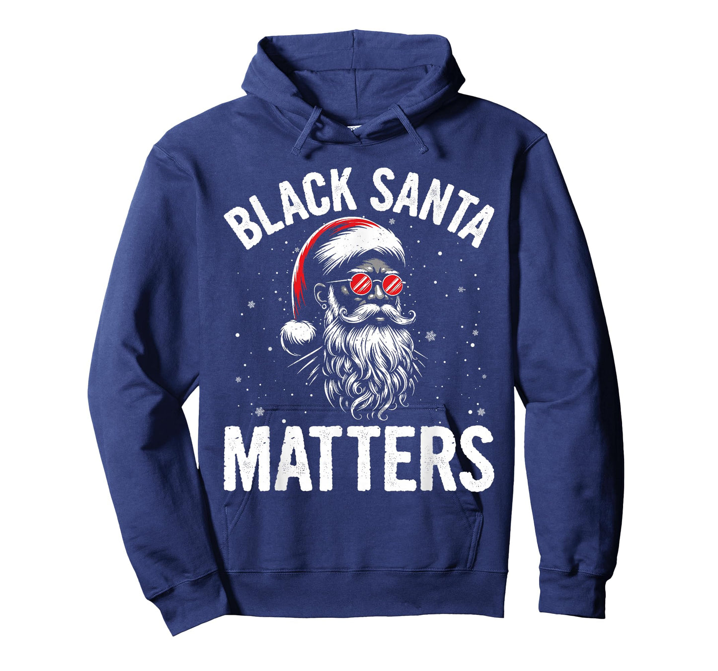 African American Santa Claus Christmas Pajama Men and Women T-Shirt
