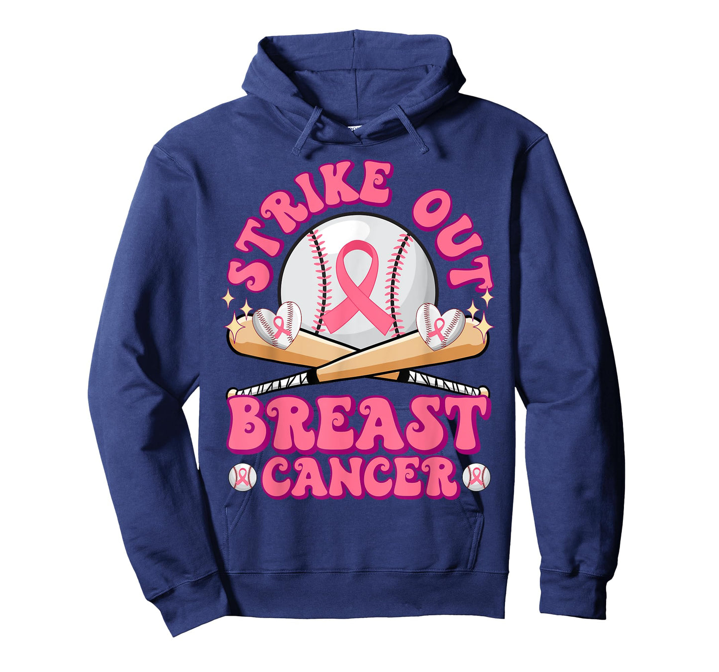 Strike Out Breast Cancer Awareness Pink October Baseball T-Shirt