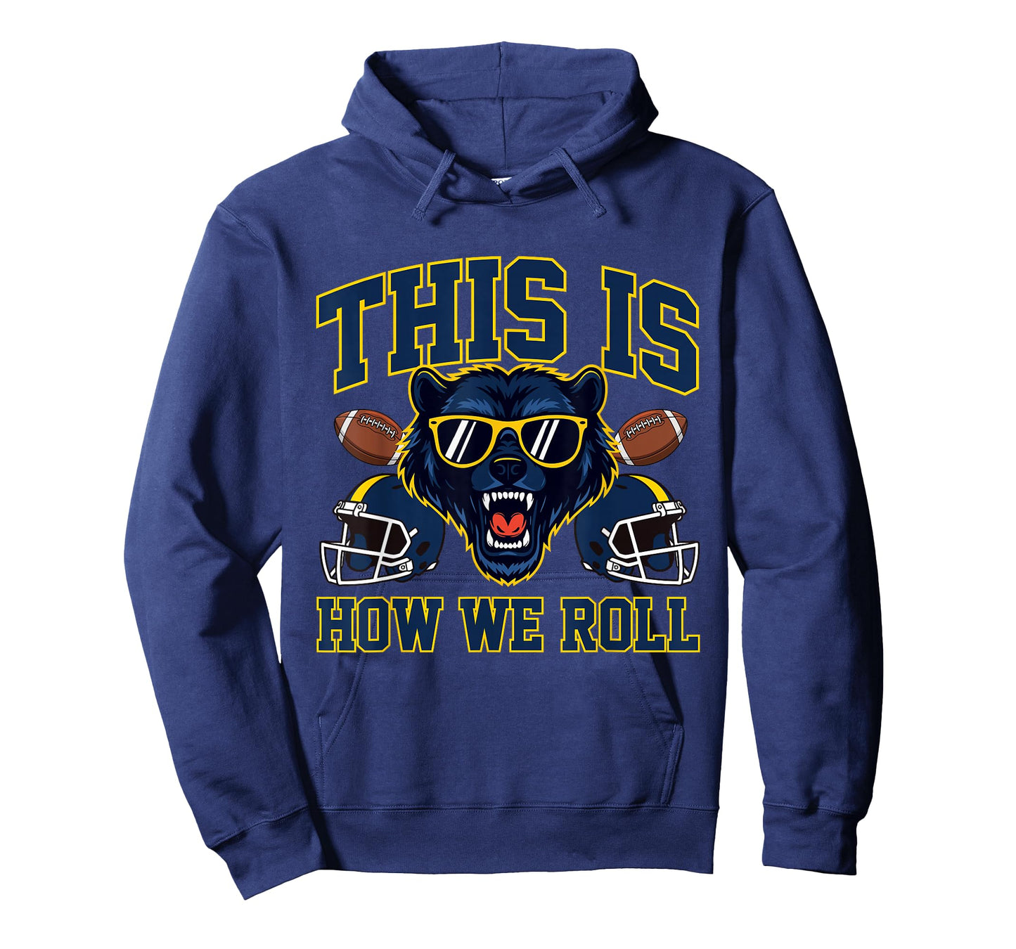 This is How We Roll - Michigan Football Lover Game Day T-Shirt