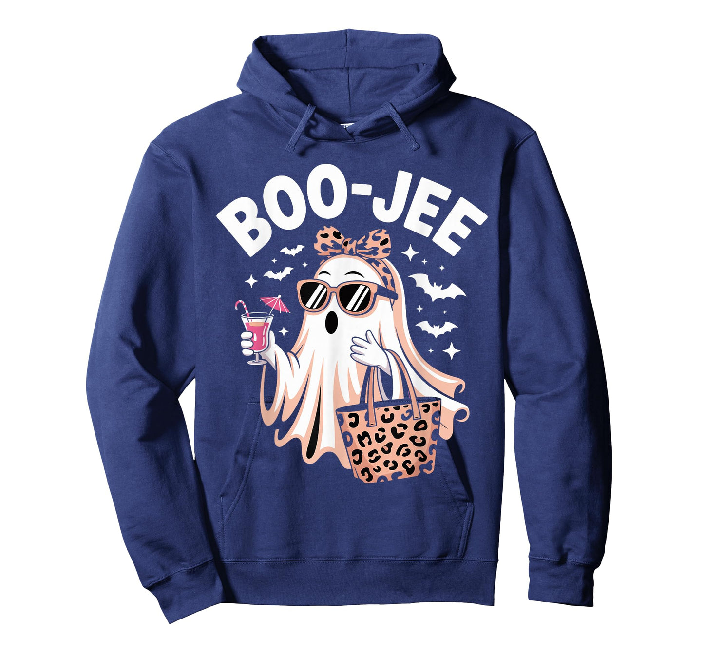 Coquette Leopard Ghost Coffee Boo-JEE Halloween T-Shirt