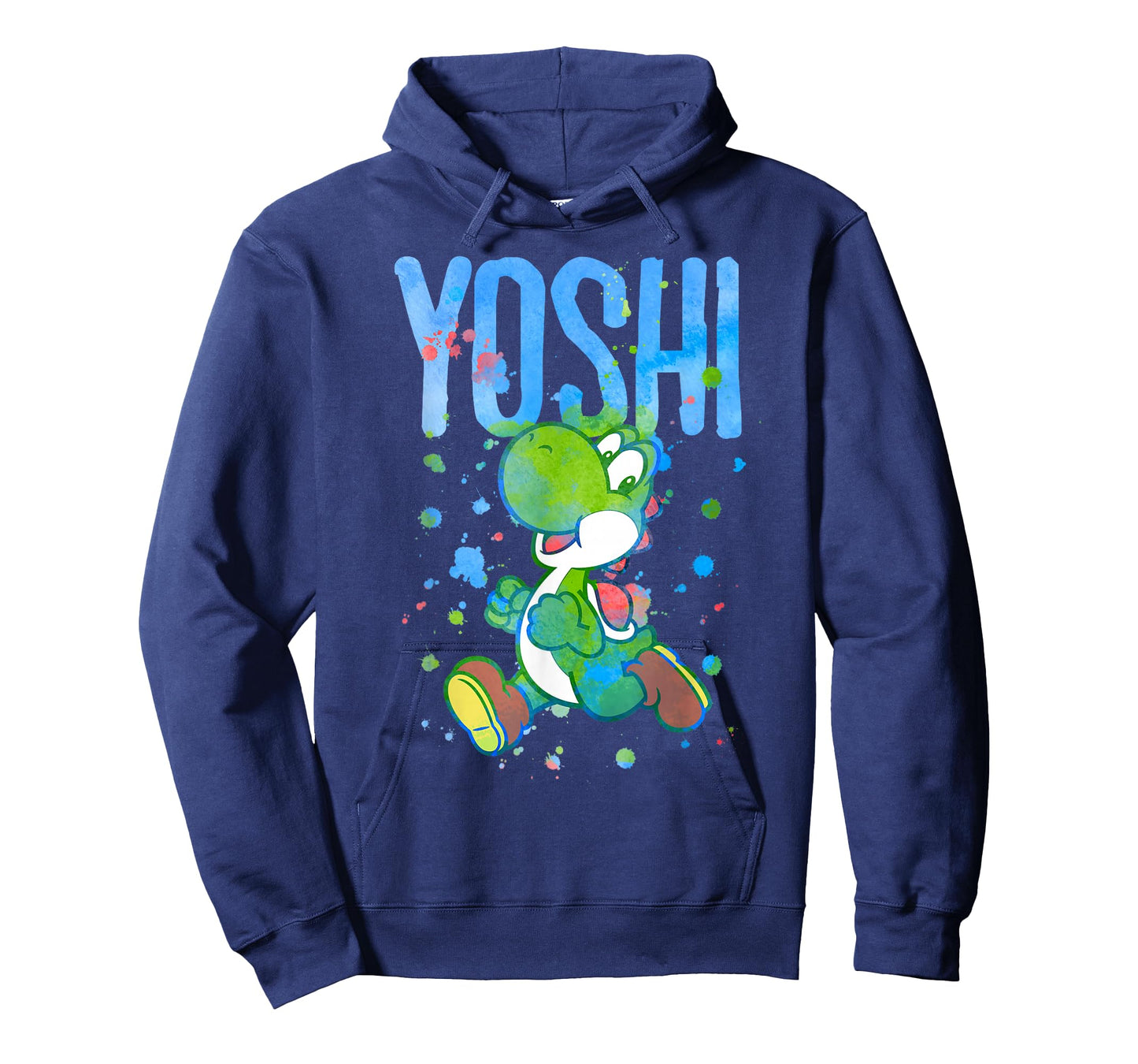 Nintendo Super Mario Yoshi Watercolor Splash Graphic T-Shirt