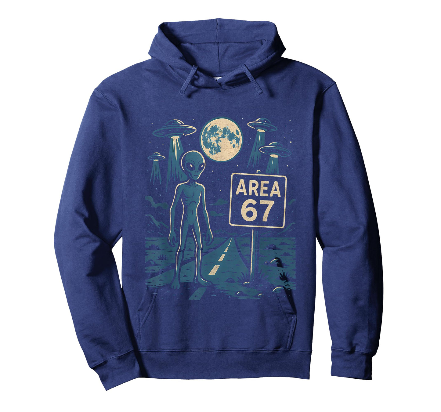 Area 67 Alien UFO Encounter Design for Space Lovers T-Shirt