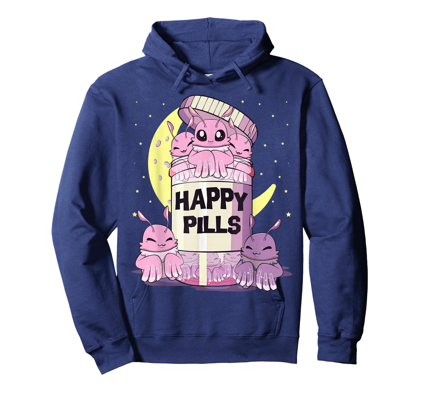 Pastel Goth Kawaii Cute Happy Pills Mothman T-Shirt