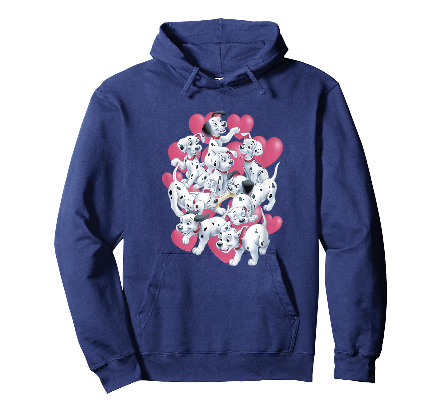 Disney 101 Dalmatians Valentine's Day Puppies & Hearts T-Shirt Small