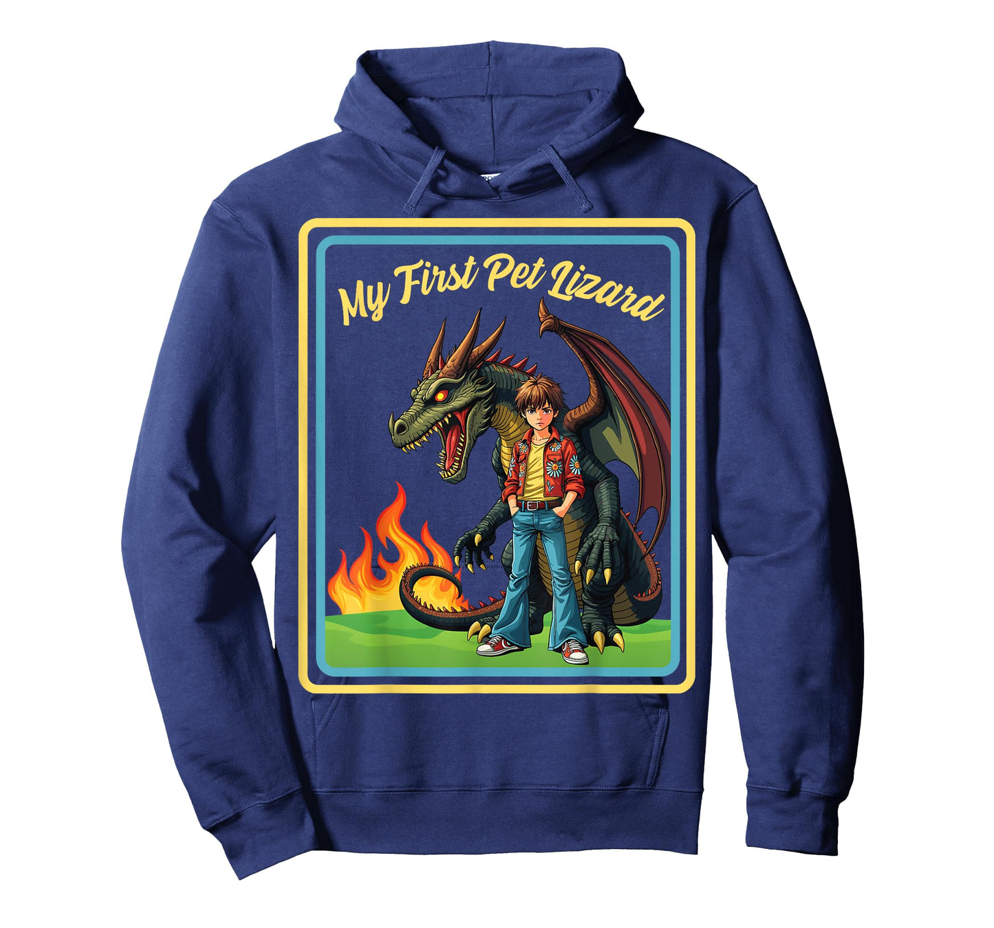 Vintage Child Game Horror, Funny Dragon, My First Pet Lizard T-Shirt