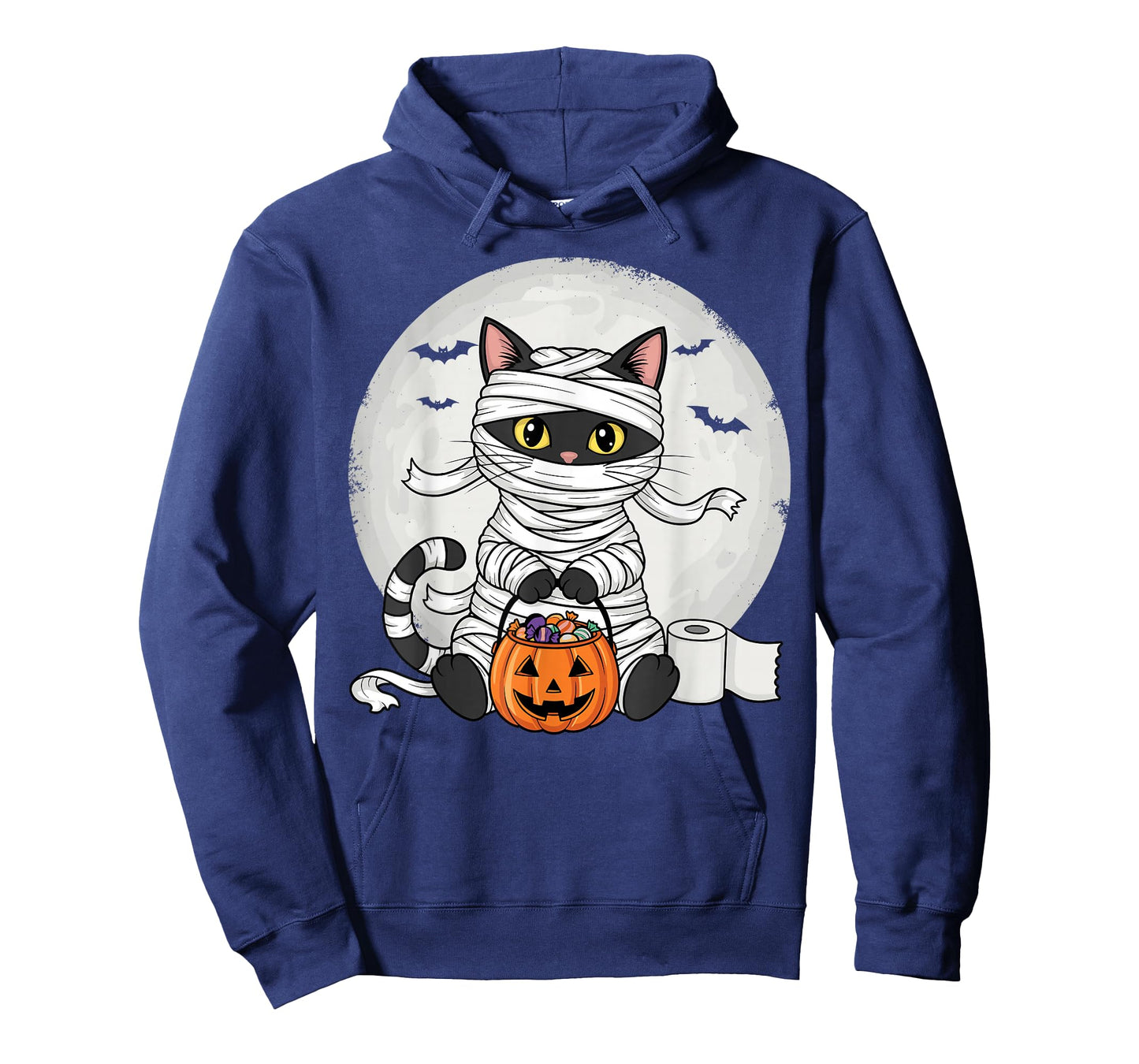 Cute Mummy Black Cat Halloween Costume Funny Trick or Treat T-Shirt