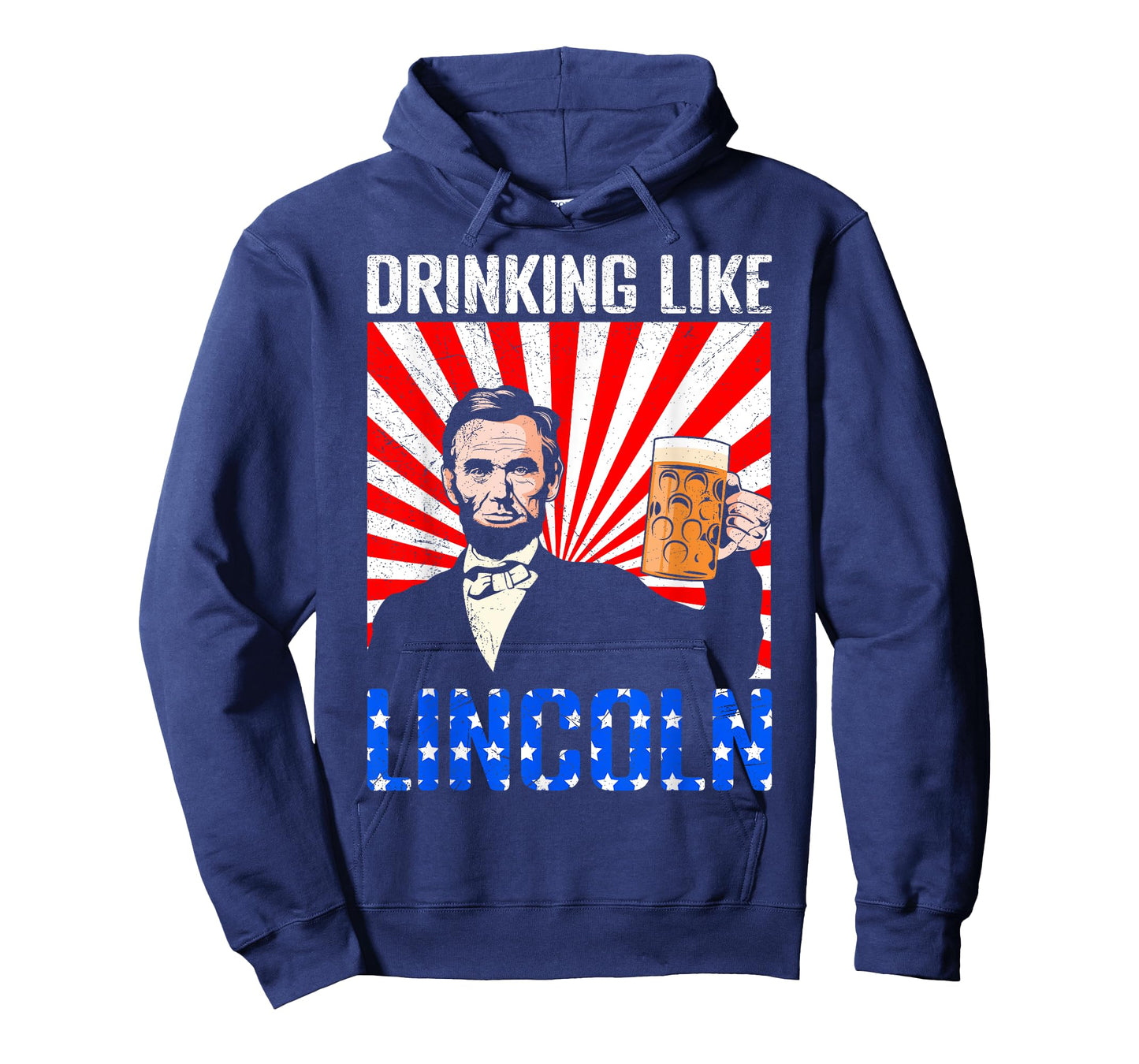 USA President Drinking like Lincoln Independence Merica T-Shirt