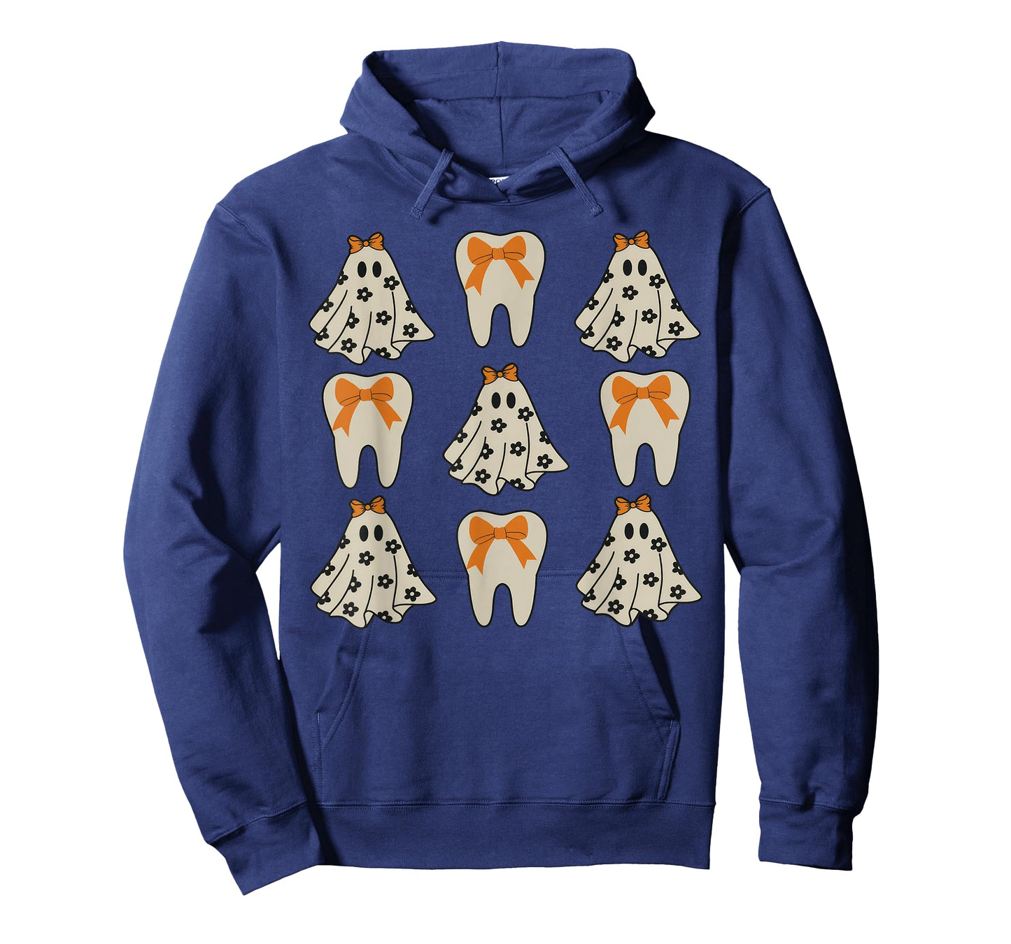 Floral Ghost Teeth Dental Dentist Halloween Costume T-Shirt