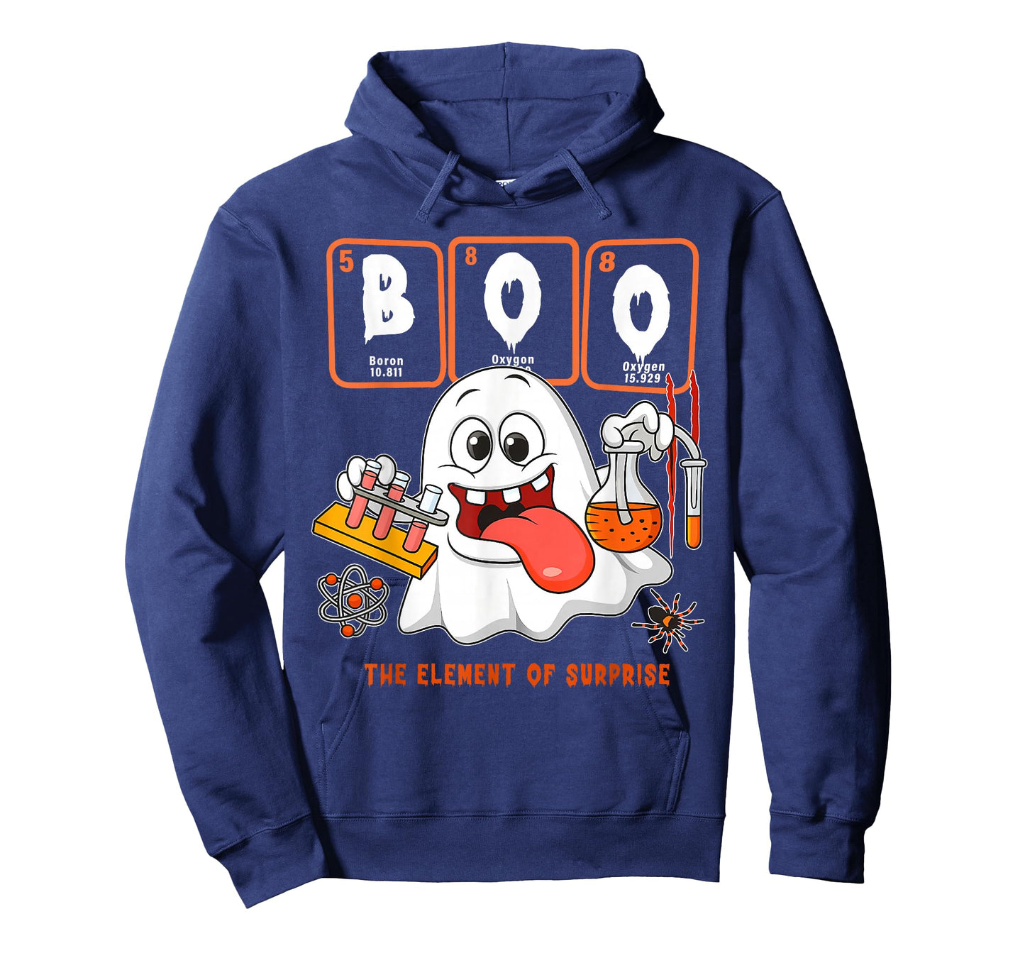 Chemistry Boo The Element Of Surprise Halloween Men Women T-Shirt