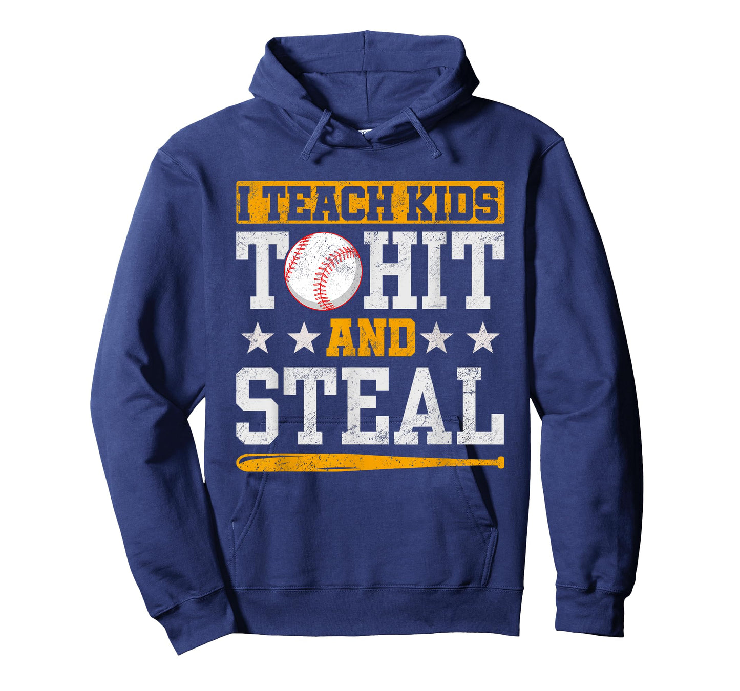 I Teach Kids To Hit And Steal Baseball Coach T-Shirt