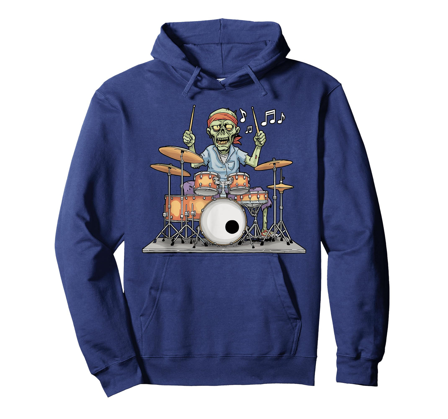 Drum Drumming Music Instrument Funny Zombie Drummer T-Shirt