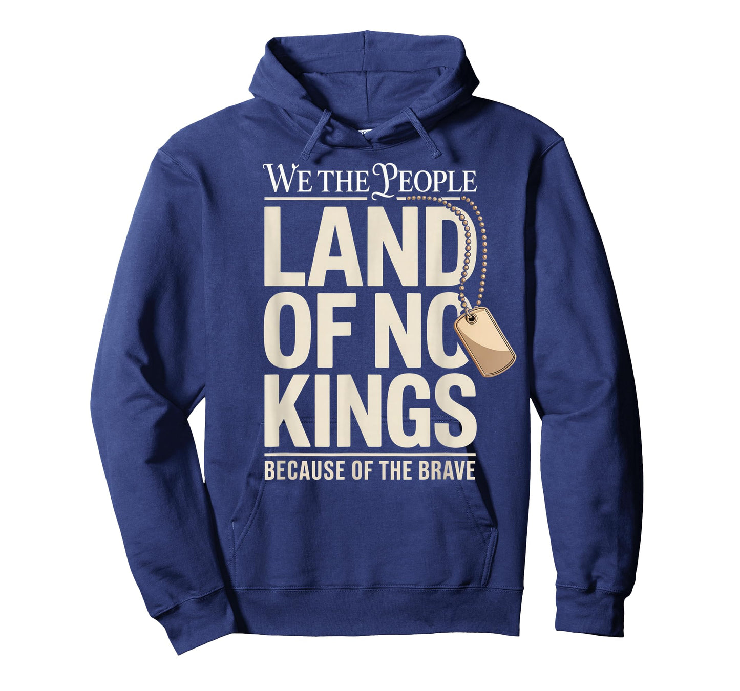 America Vintage No Kings Day Because of The Brave T-Shirt
