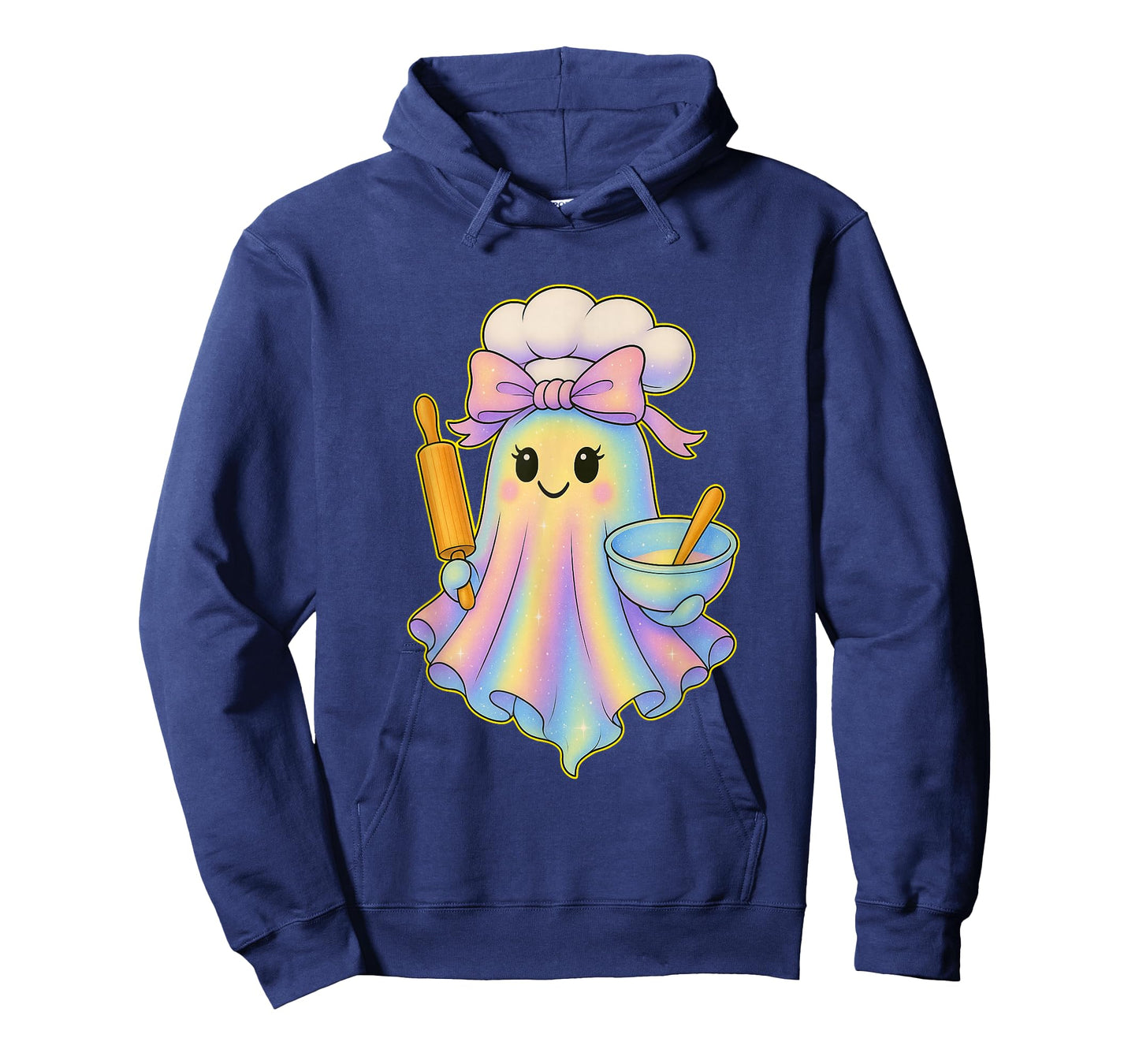 Chef Ghost Pastel Perfect Halloween Baking Bakers Ghost T-Shirt