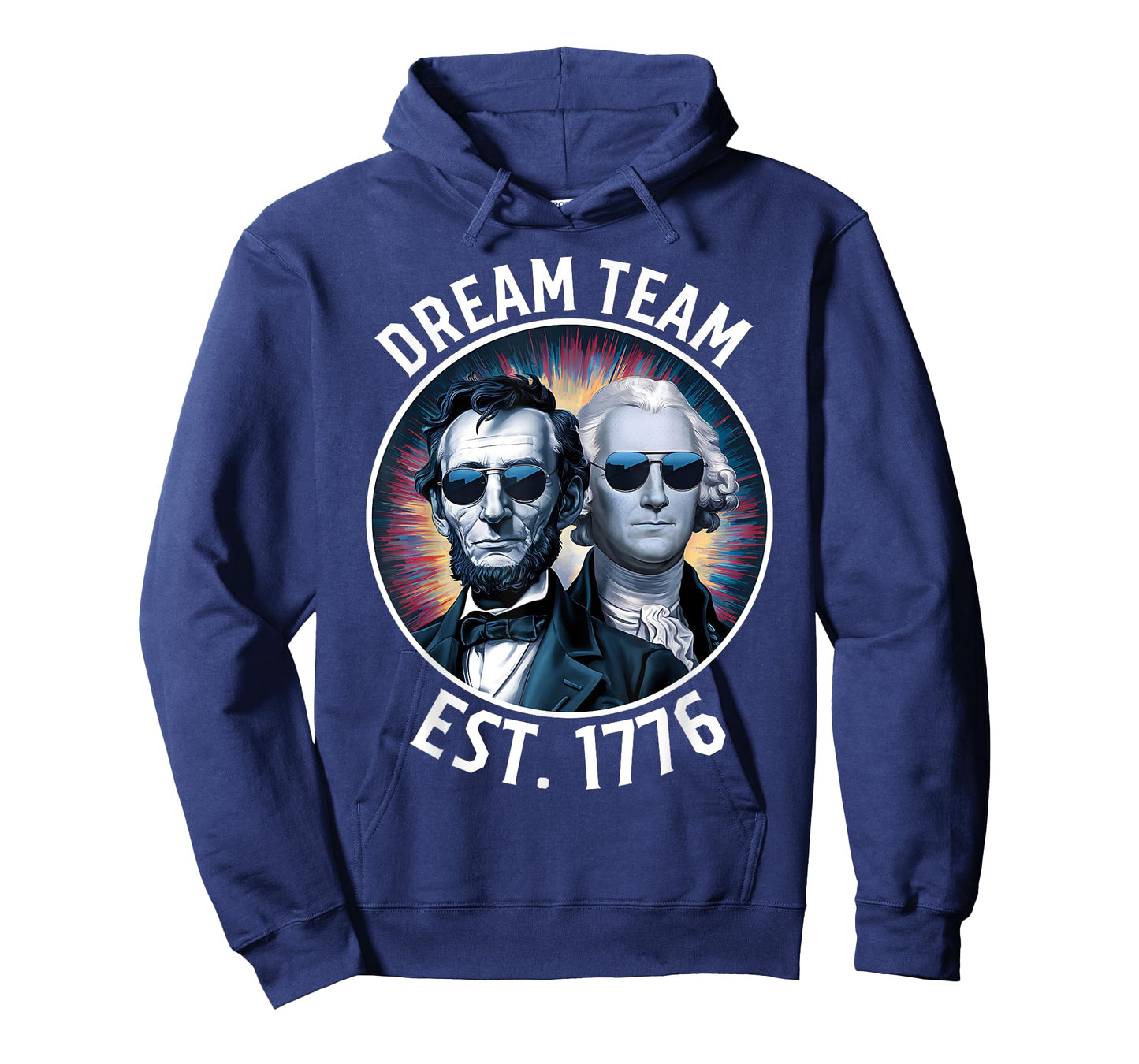 Dream Team Est. 1776 Lincoln Washington Patriotic Women Kids Men T-Shirt