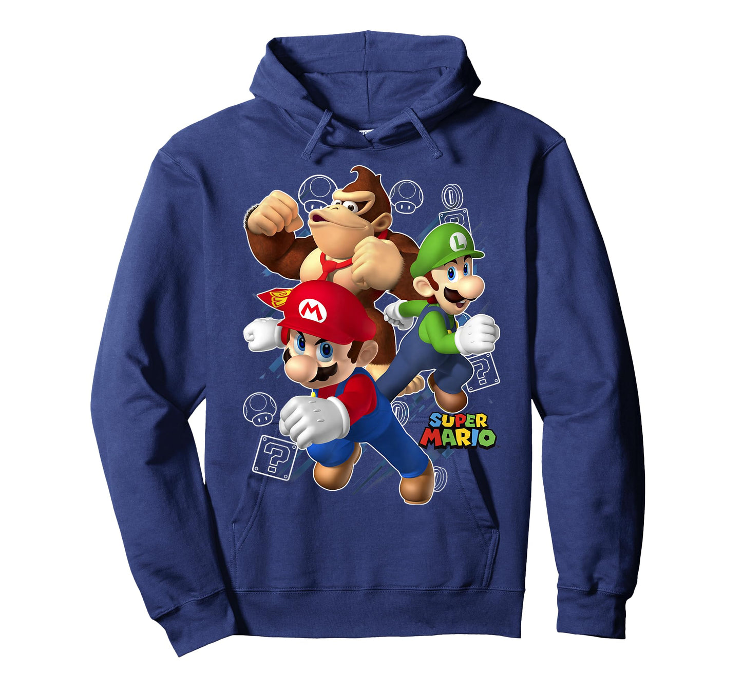 Super Mario Donkey Kong Mario Luigi Action Pose T-Shirt
