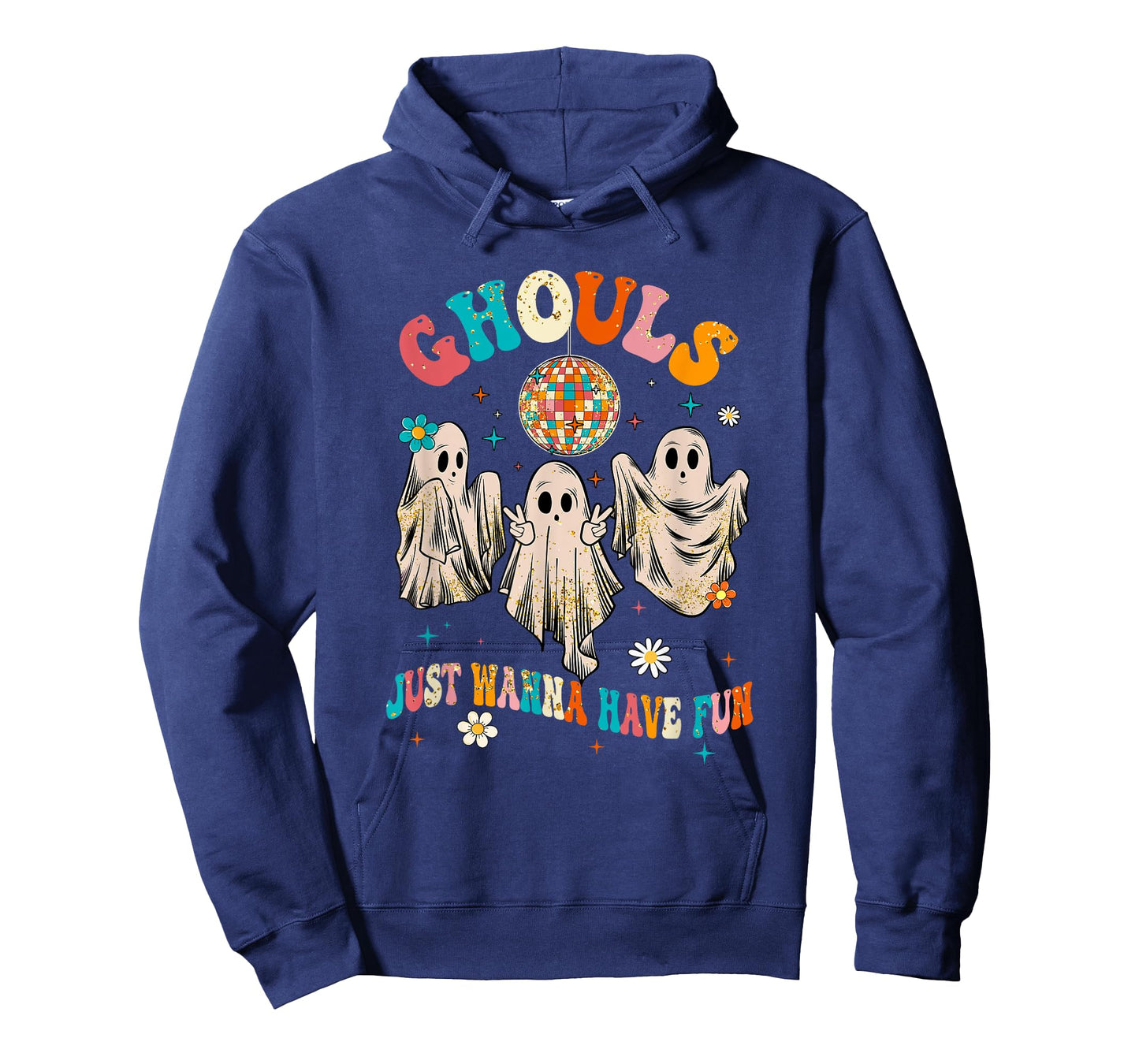 Groovy Ghouls Just Wanna Have Fun Halloween Spooky Season T-Shirt