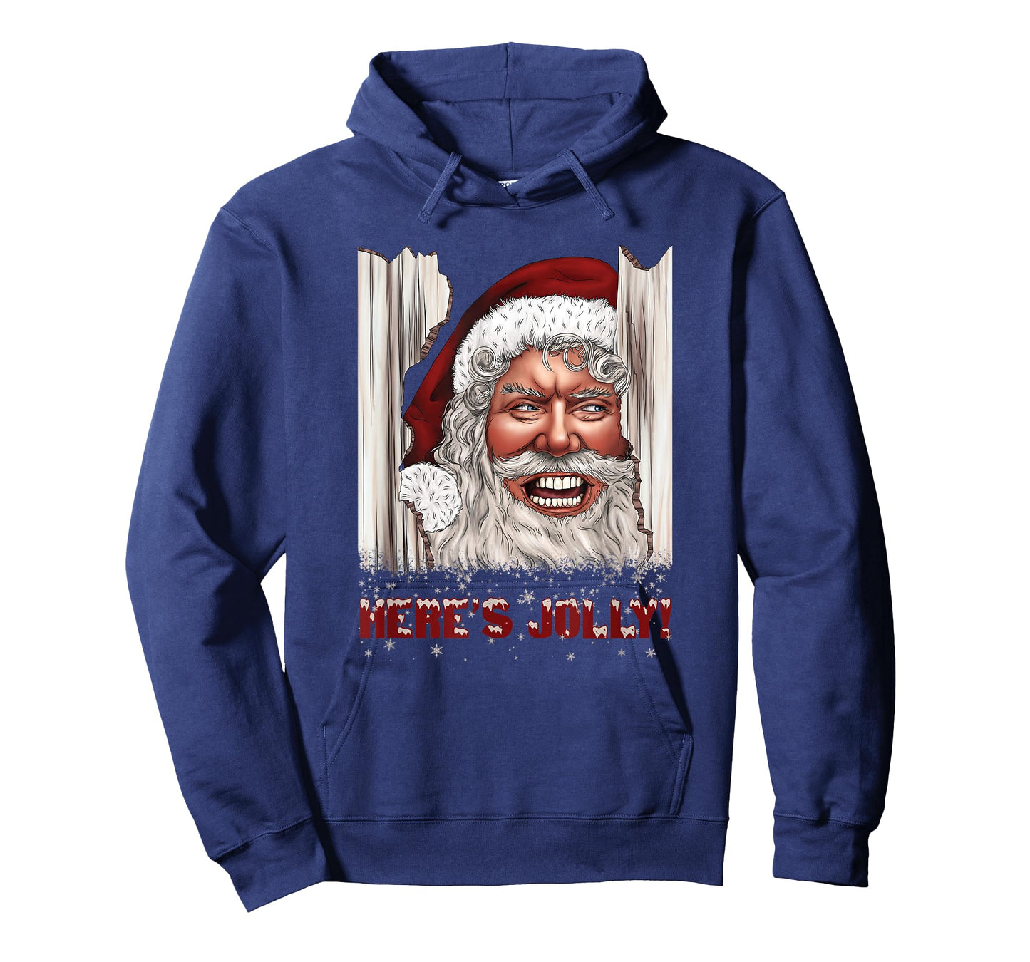 Here's Jolly Funny Santa Claus Horror Hilarious Christmas T-Shirt