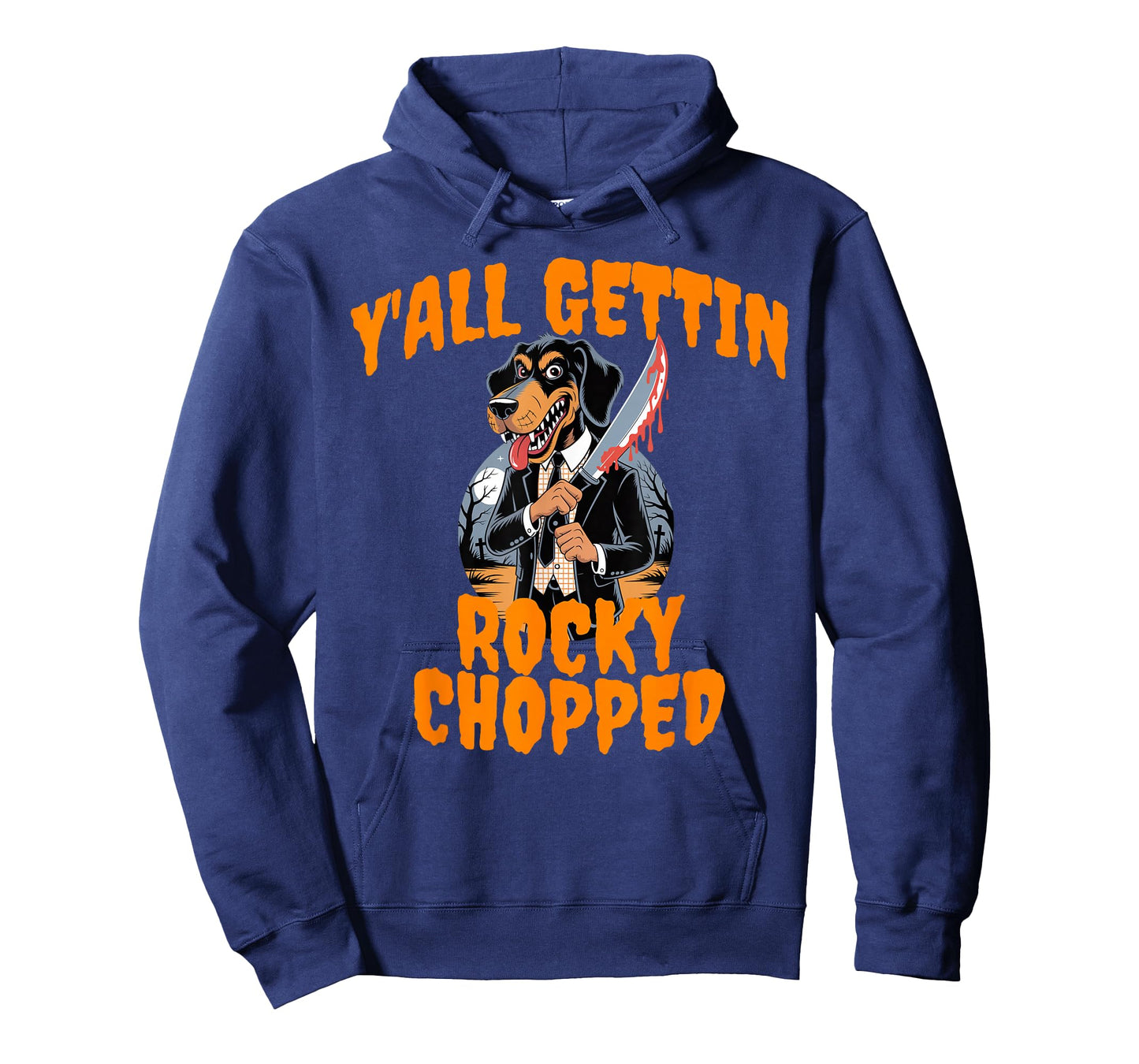 Y'all Gettin Rocky Chopped Tennessee Halloween Costume T-Shirt