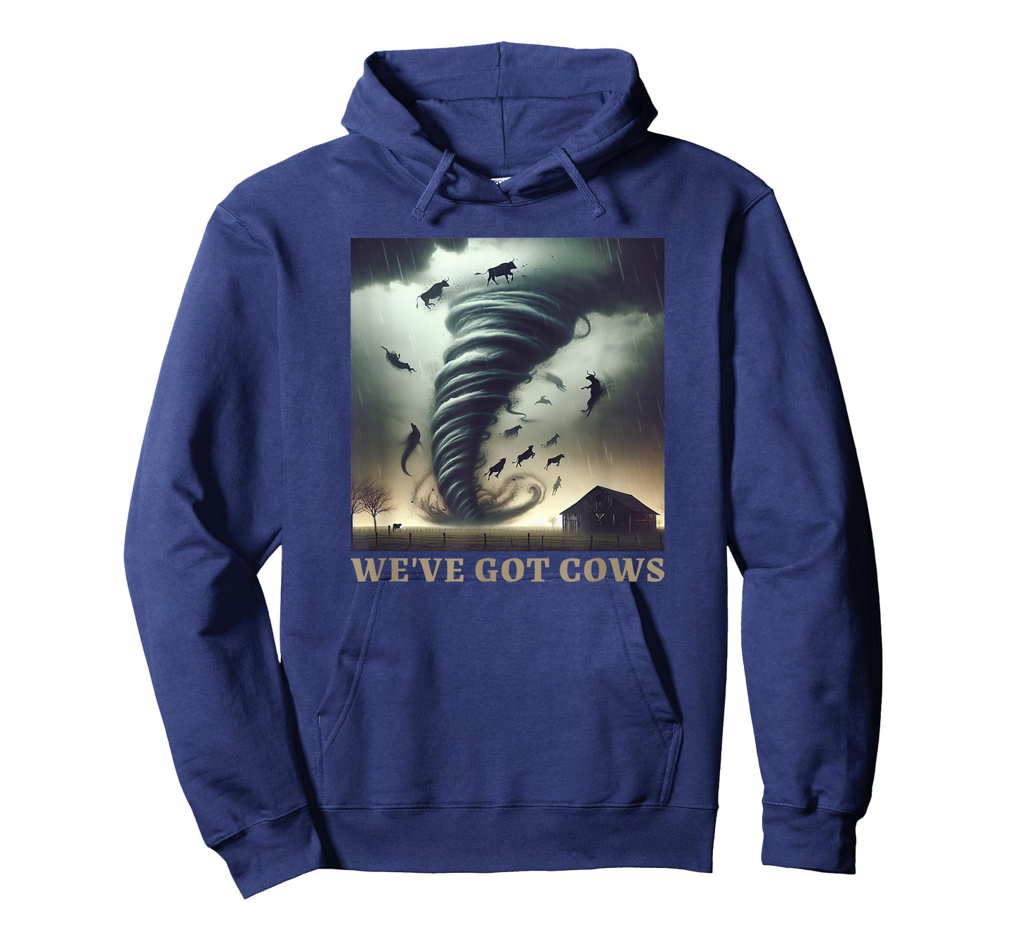 Tornado Storm Chaser We've Got Cows Farm Barn T-Shirt
