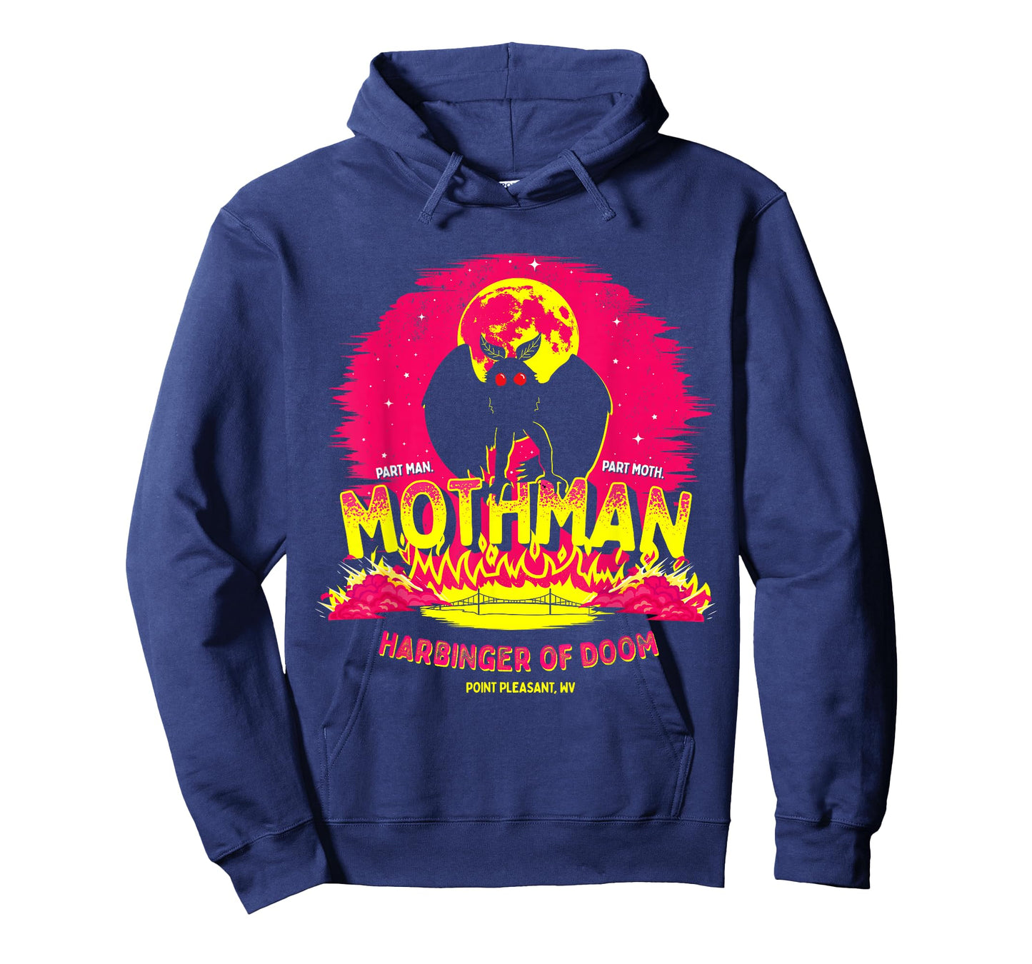 Mothman - Harbinger of Doom! Funny Cute Cryptid Creature Short Sleeve T-Shirt