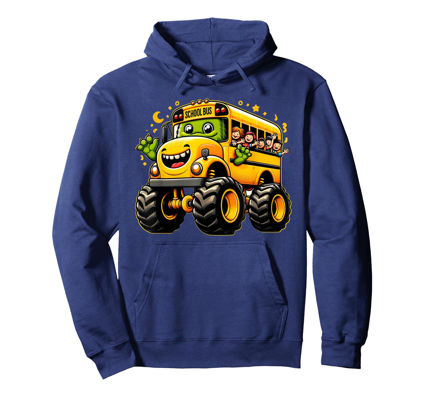 Yellow Monster Truck School Bus Cute School Bus Driver T-Shirt