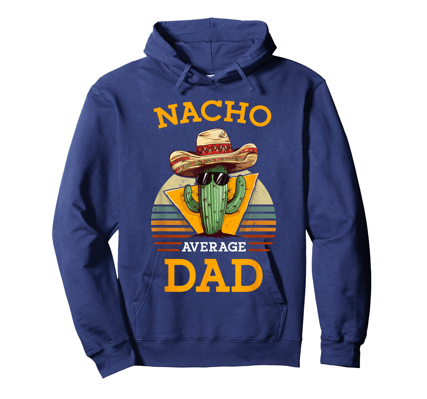 Nacho Average Dad Funny Father Joke Vintage Cinco De Mayo T-Shirt