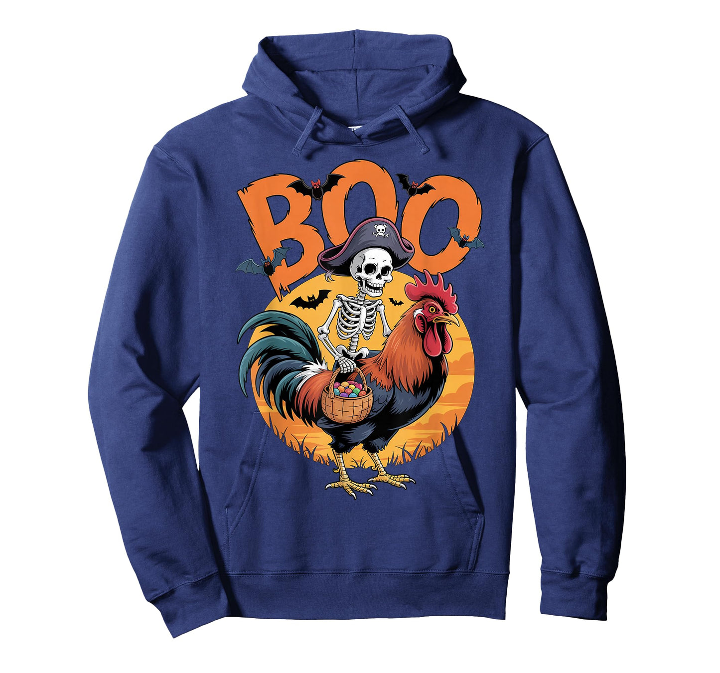Spooky Rooster Costume on Boo Rooster Halloween T-Shirt