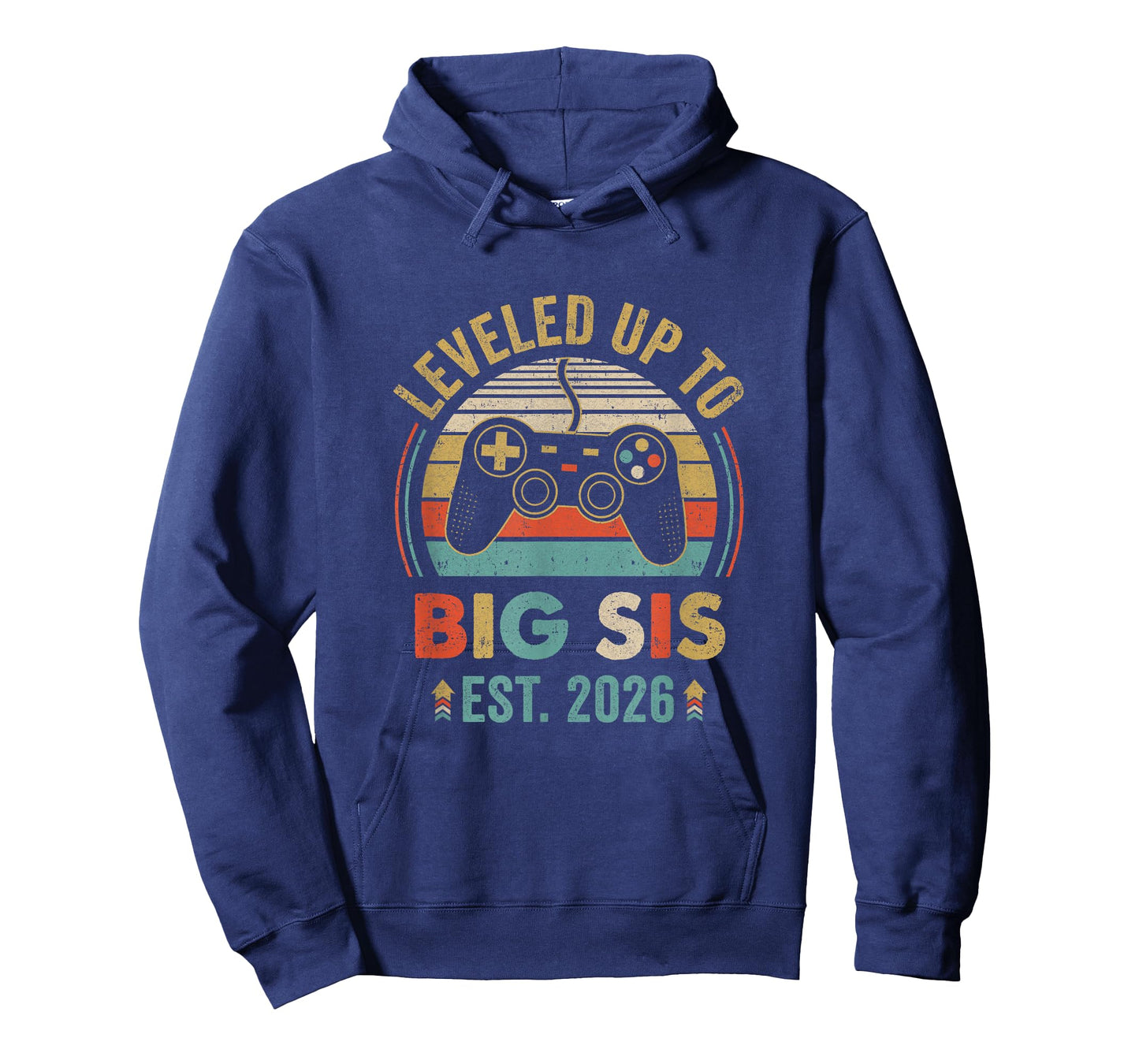 Leveled Up To Big Sister 2026 Video Game Promoted To Sister T-Shirt