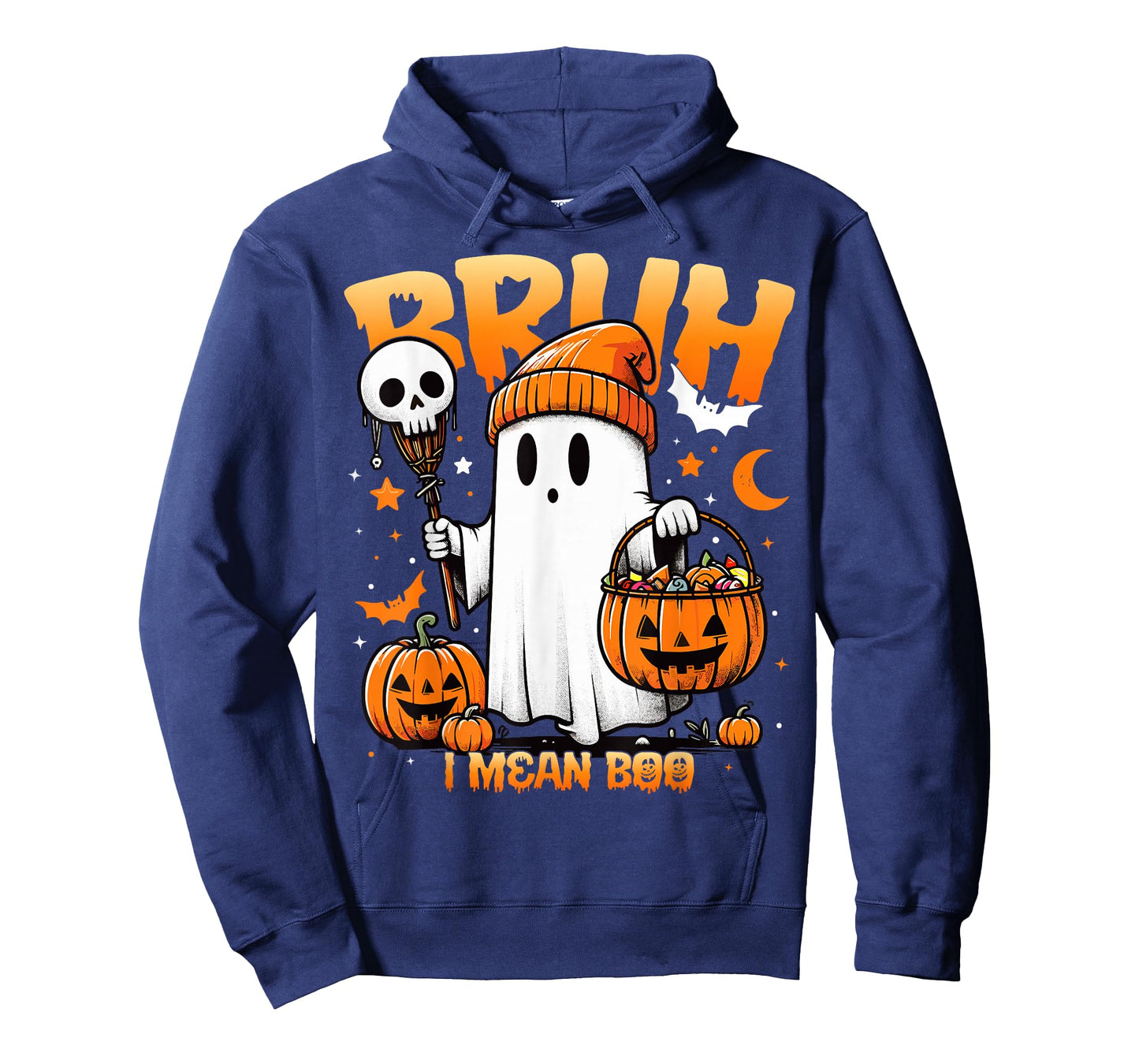 Bruh Ghost Halloween Spooky Halloween Bruh Ghost I Mean Boo T-Shirt