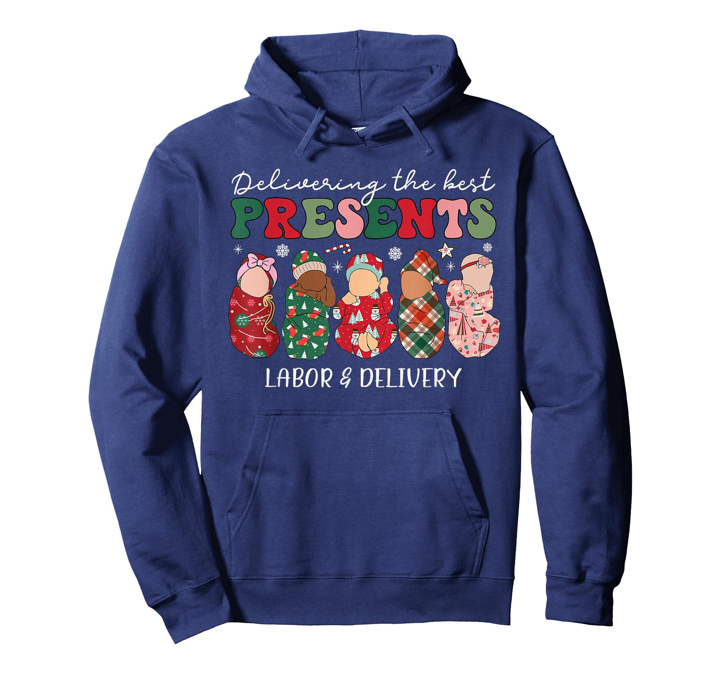 Delivering The Best Presents Labor Delivery Nurse Christmas T-Shirt