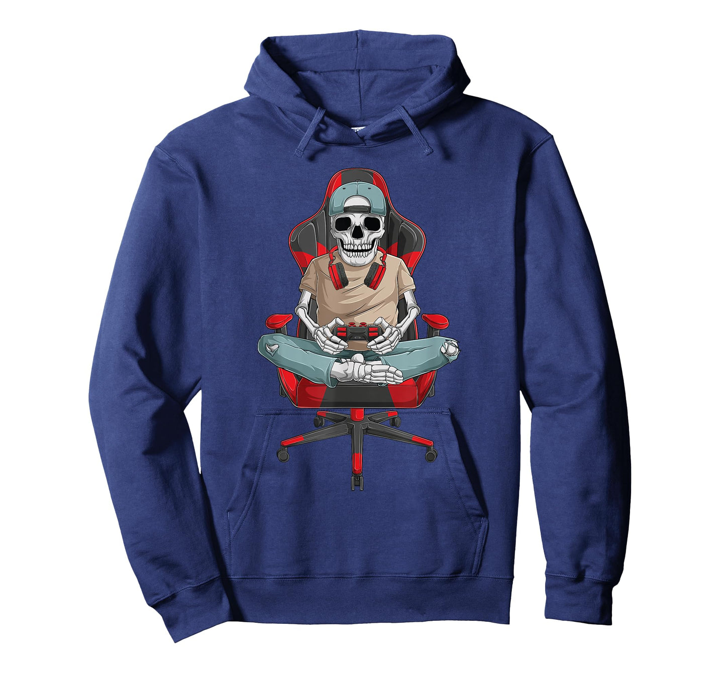 Halloween skeleton gamer video gaming boys men kids teens T-Shirt