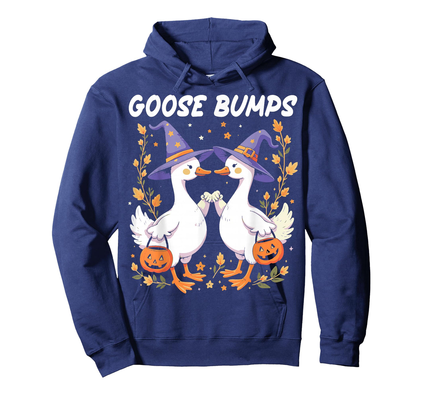 Goose Ghost Halloween Goose Bumps Pumpkin Goose Fist Bump T-Shirt