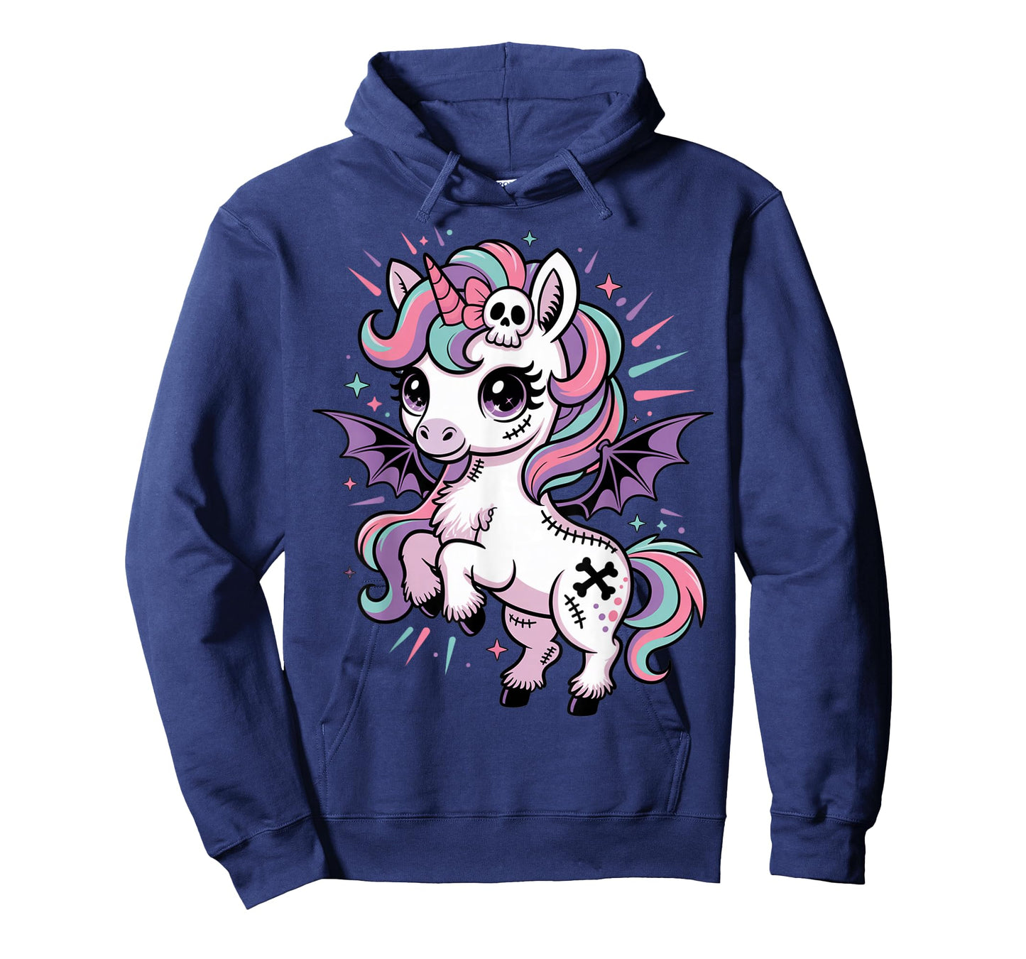 Pastel Goth Unicorn Kawaii Creepy Cute Aesthetic Art T-Shirt