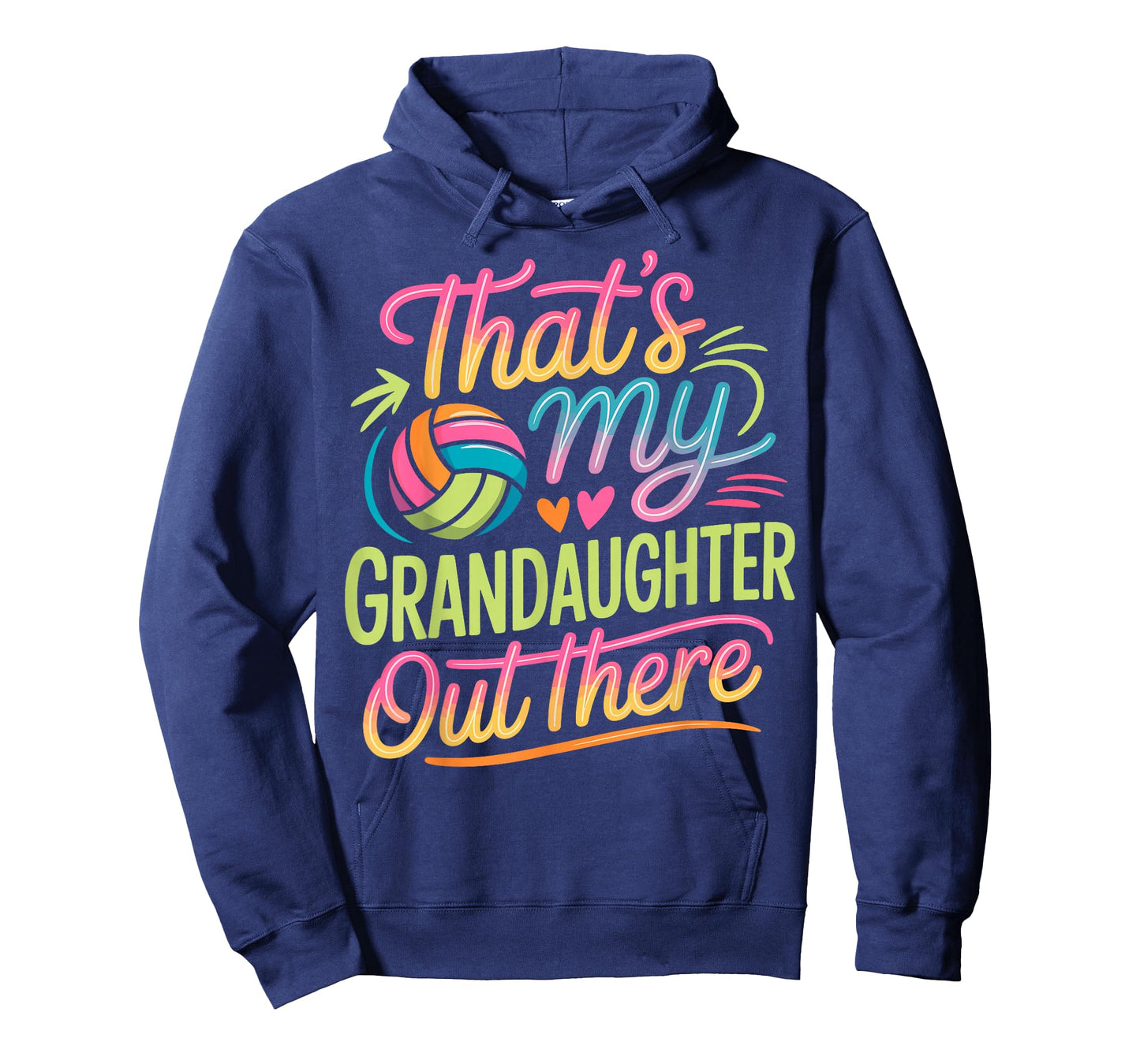 That's My Granddaughter Out There Volleyball Grandma Fan T-Shirt