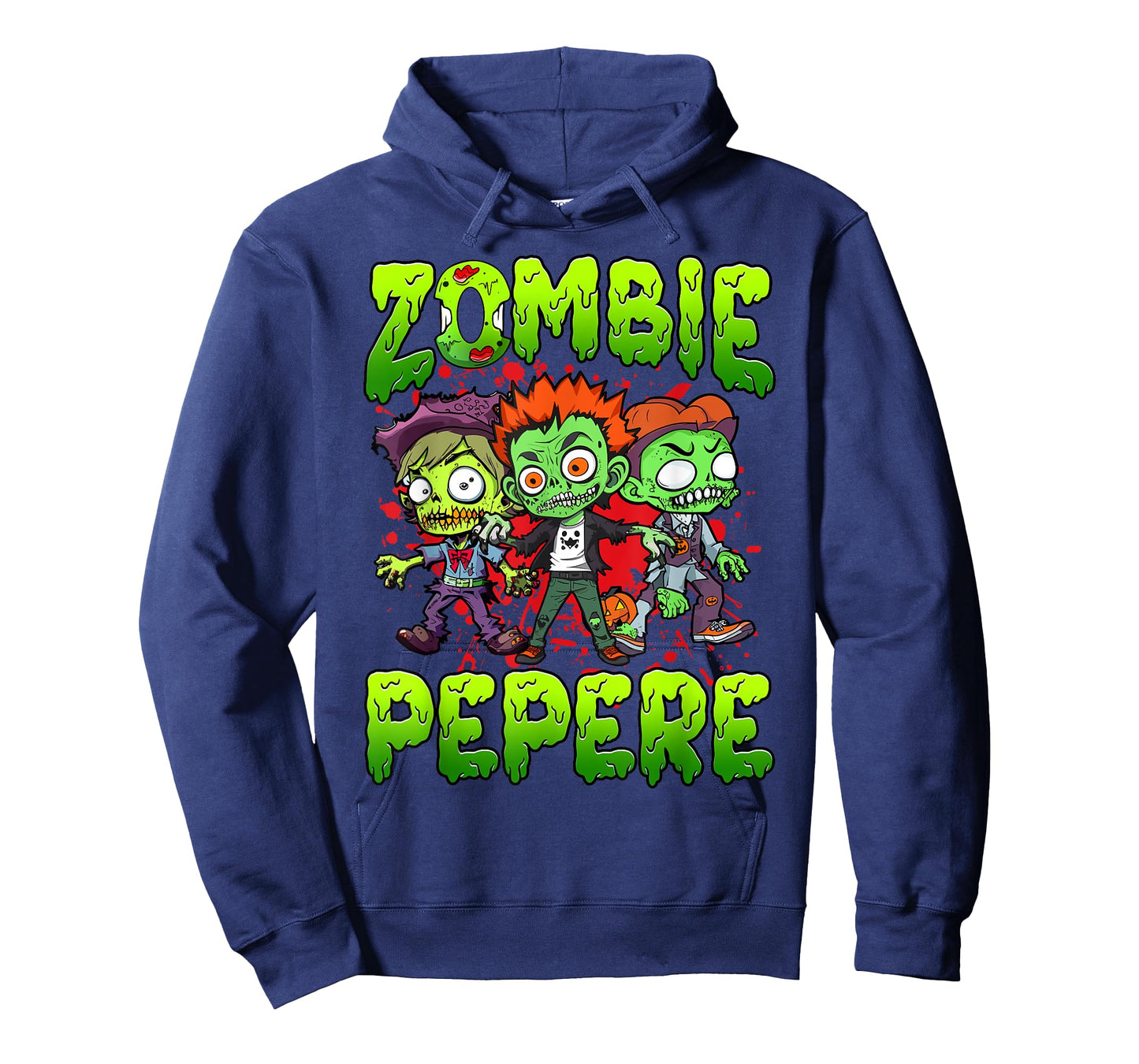 Zombie Pepere Halloween Costume Family Matching T-Shirt