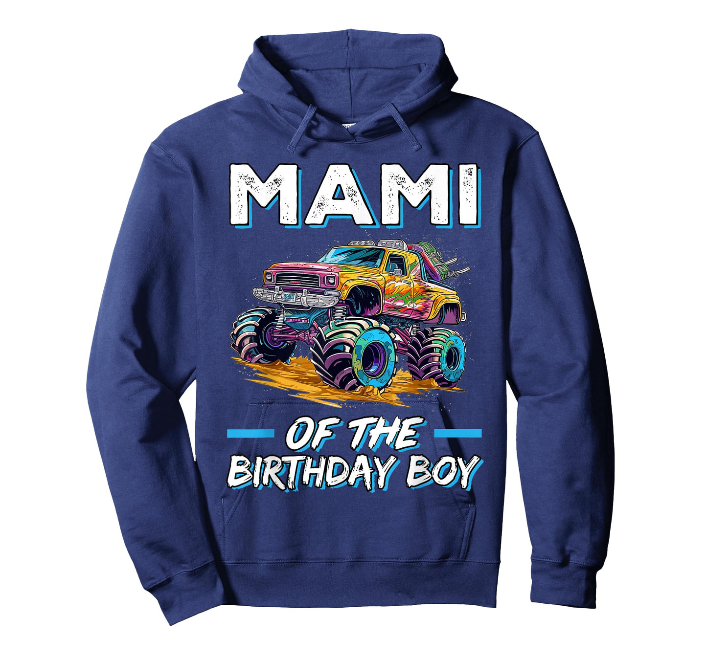Mami of the Birthday Boy Monster Truck Birthday First Bday T-Shirt