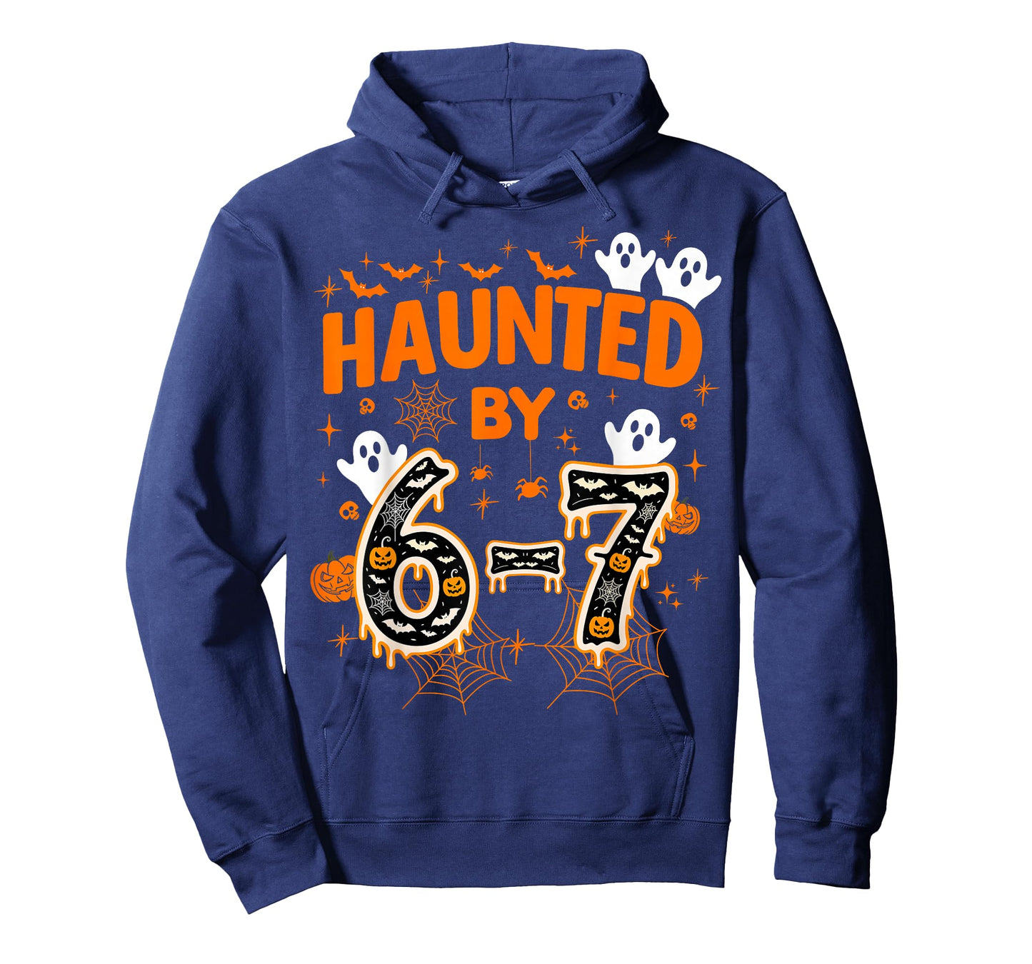 Haunted by 67 Funny Six Seven Meme Spooky Ghost Halloween T-Shirt
