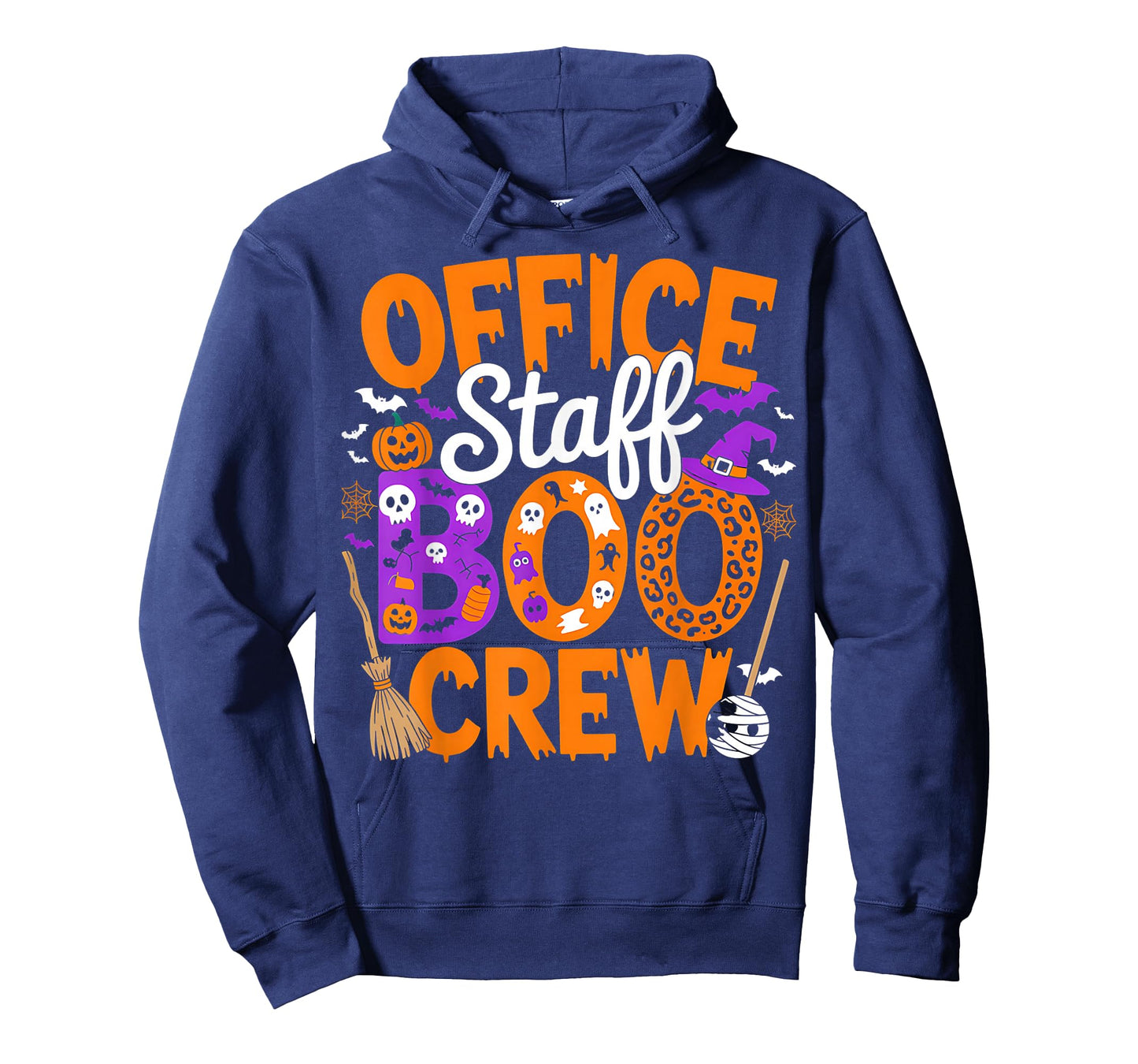 Office Staff Boo Crew Halloween Matching Costume Fun Office T-Shirt