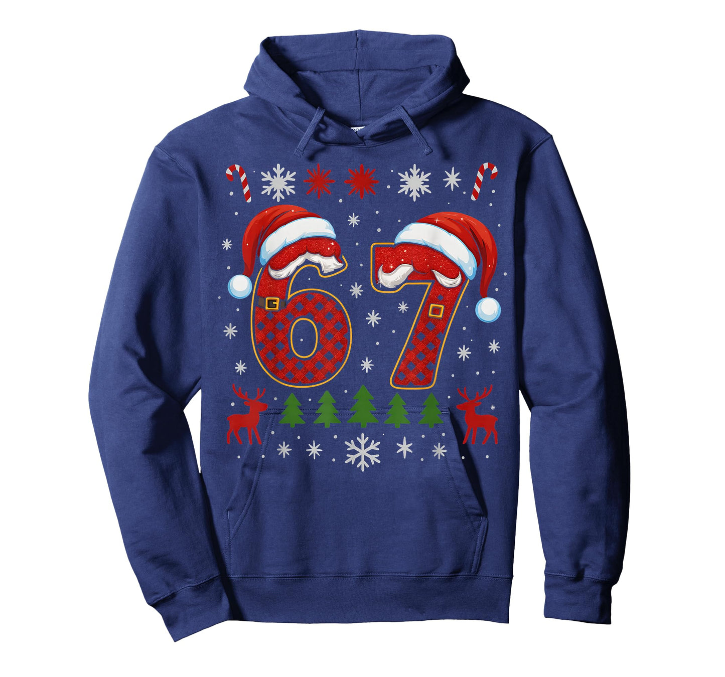 HUGvyn Funny 67 Six Seven Squad Meme Christmas Ugly Sweater T-Shirt