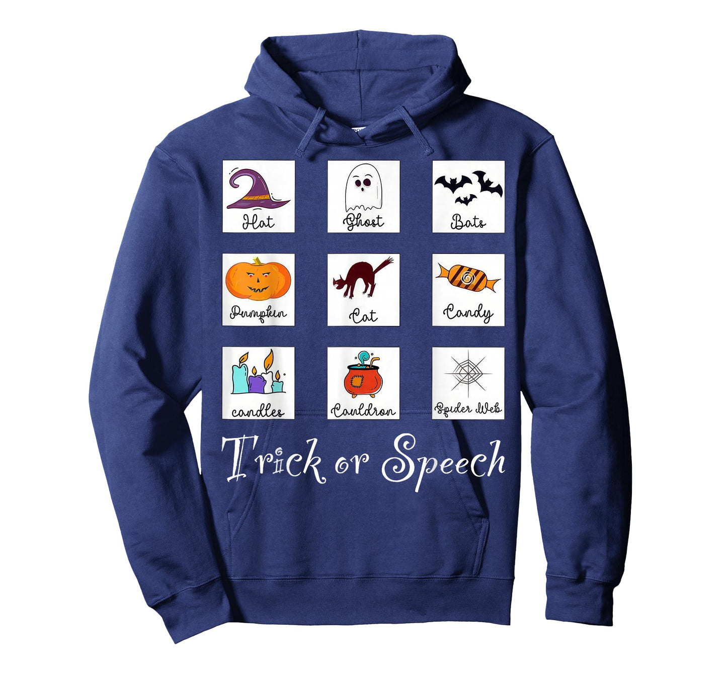 Trick or Speech Retro SLP Halloween Speech Therapy Halloween T-Shirt