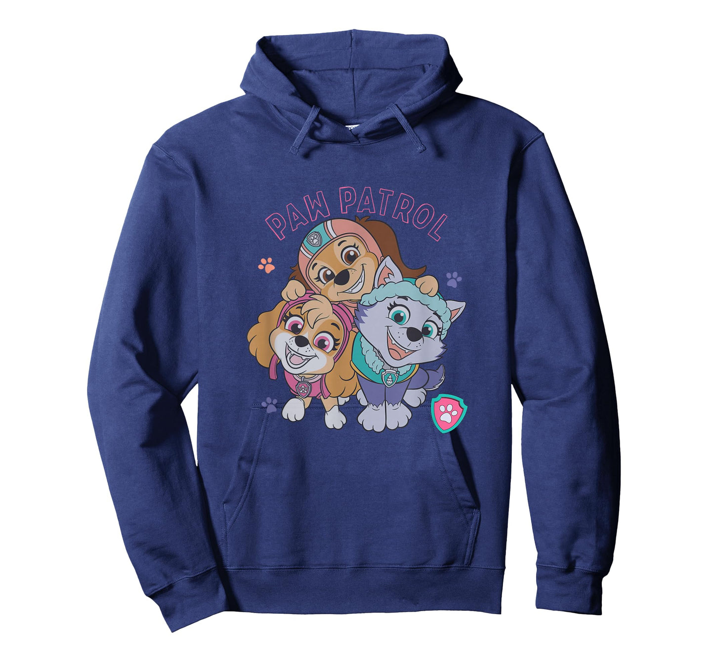 Paw Patrol Everest Skye Liberty Trio Heart Paw Print T-Shirt