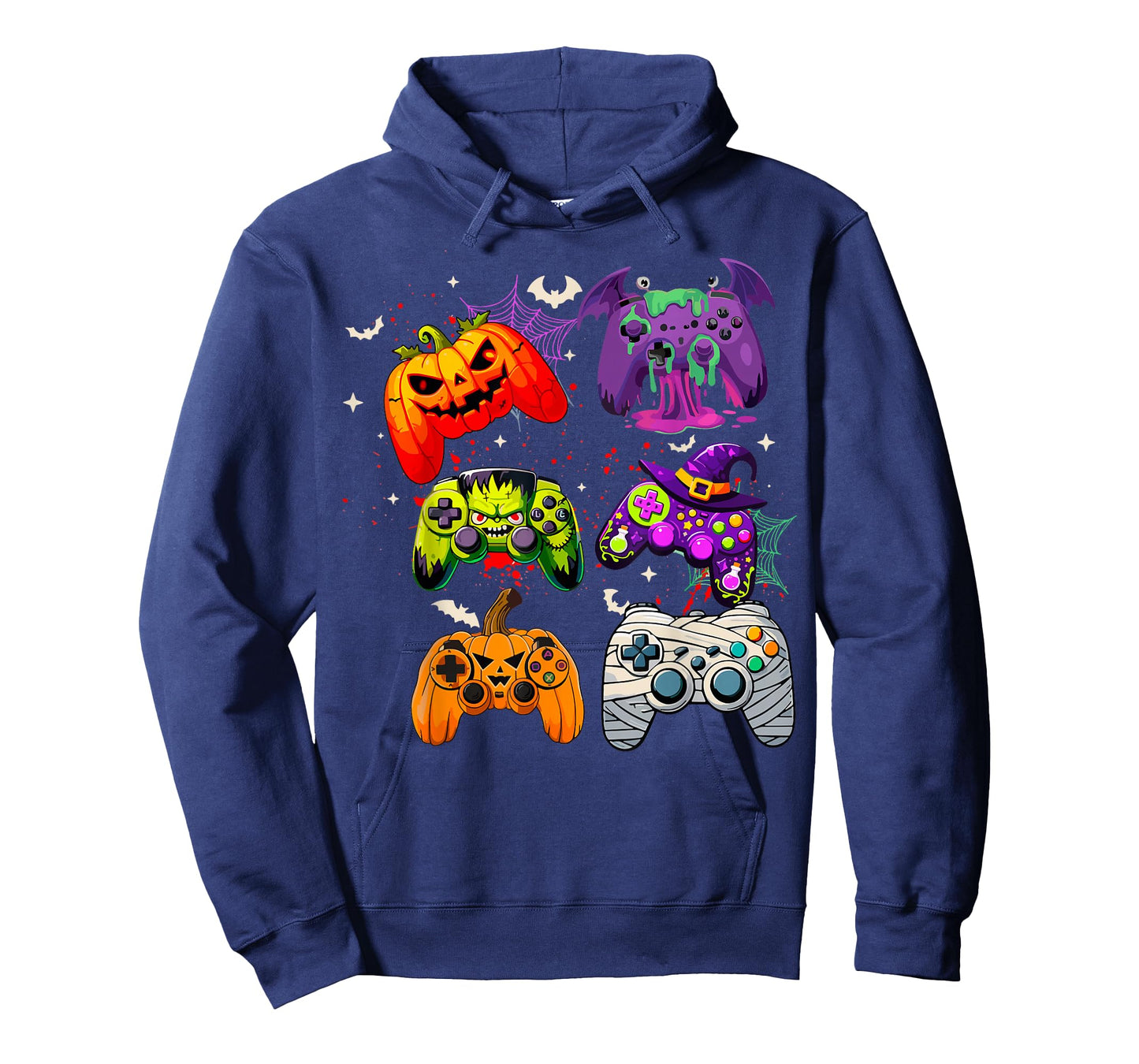 Halloween Skeleton Zombie Gaming Controllers Mummy Boys Kids T-Shirt